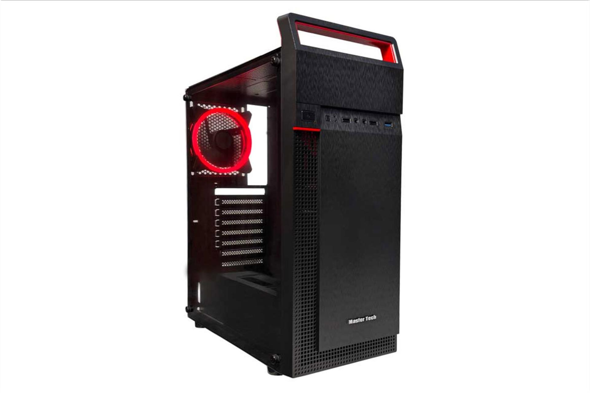 نمای سمت چپ کیس کامپیوتر مستر تک LOTUS GLASS