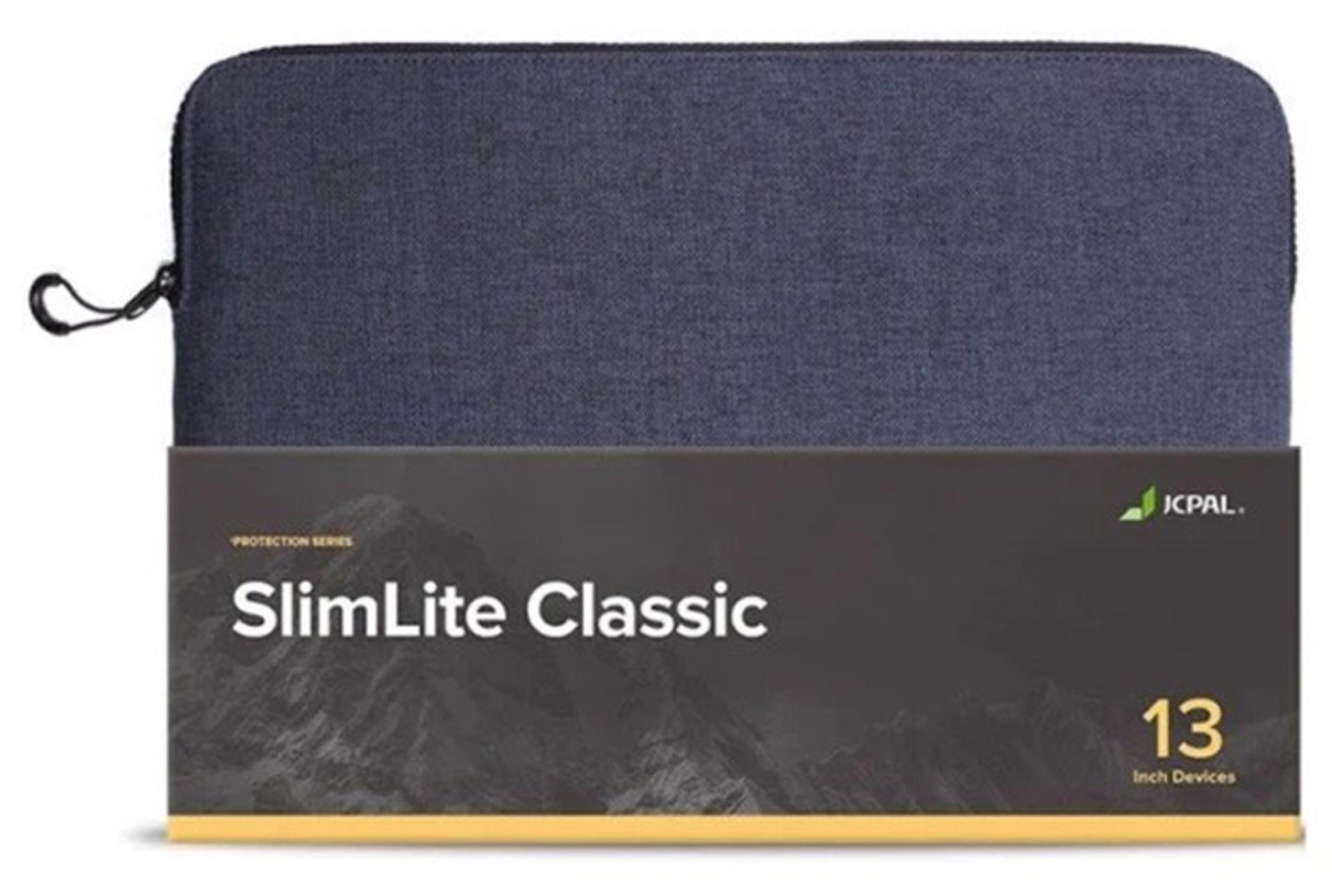 کیف لپ تاپ کاور لپ تاپ جی سی پال Slim Lite مناسب 14 اینچ رنگ آبی