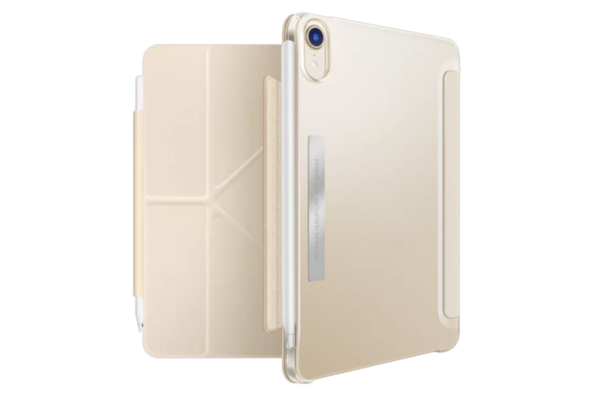 رنگ طلایی قاب تبلت کیف کلاسوری ویوا مادرید مدل CONVER مناسب اپل iPad mini 2021