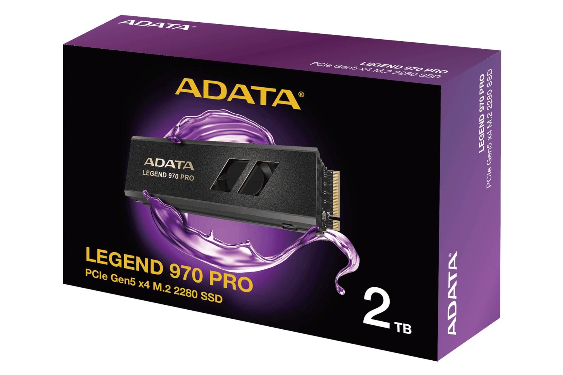 جعبه اس اس دی ای دیتا ADATA LEGEND 970 Pro NVMe M.2 2TB
