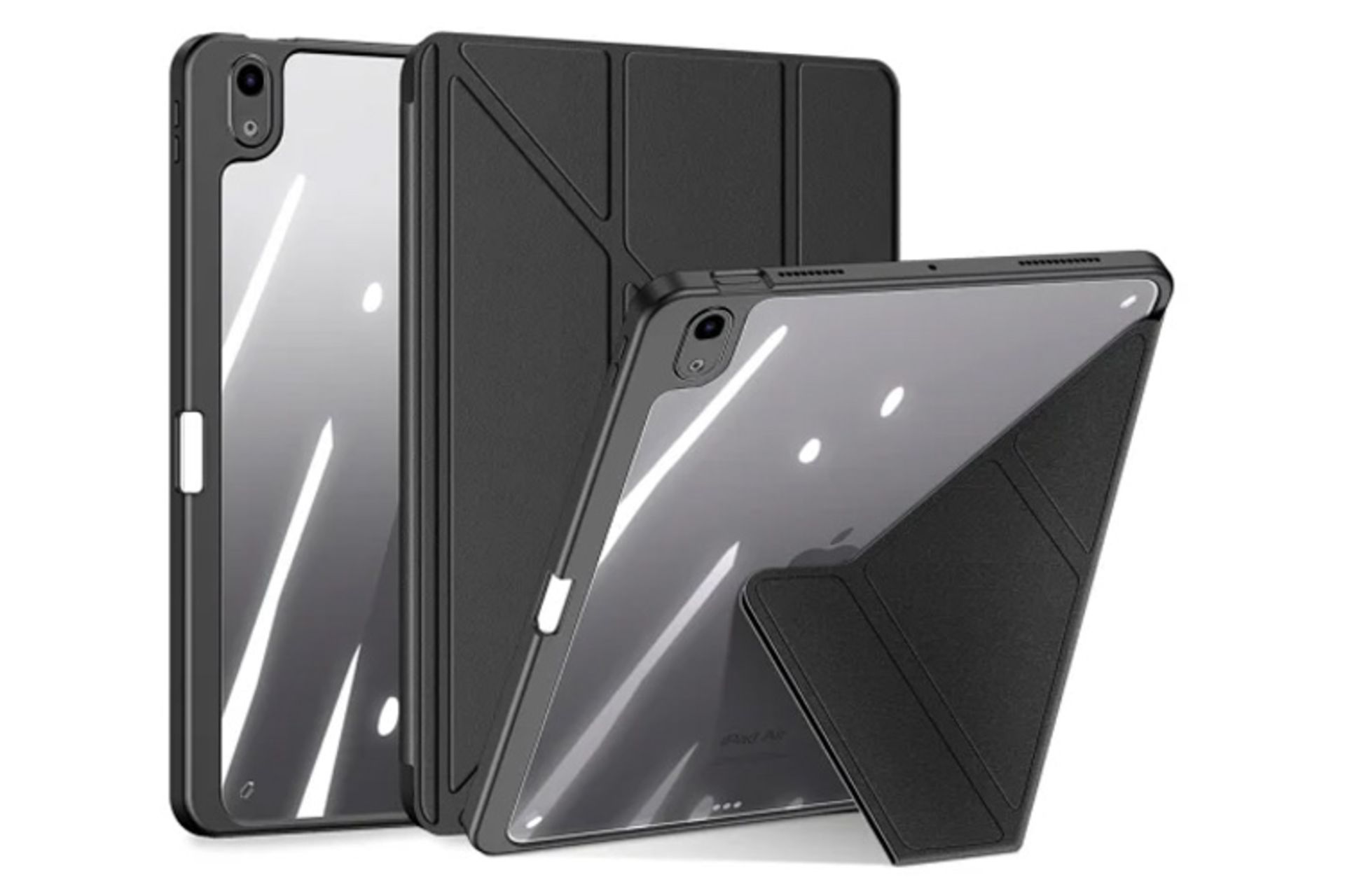 رنگ مشکی قاب تبلت کیف کلاسوری دوکس دوکیس مدل Magi مناسب اپل iPad 11 2025 / 10.9 2022