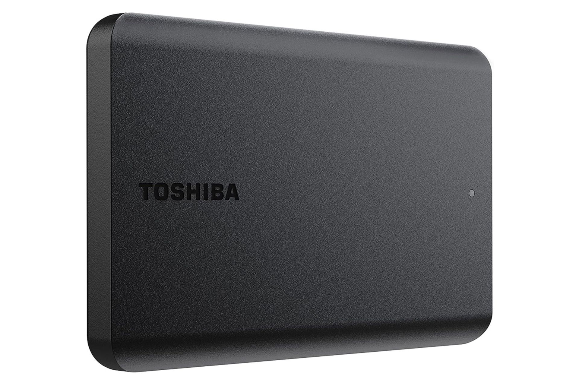 نمای سمت چپ هارد دیسک توشیبا Canvio Basics USB 3.0 ظرفیت 2 ترابایت