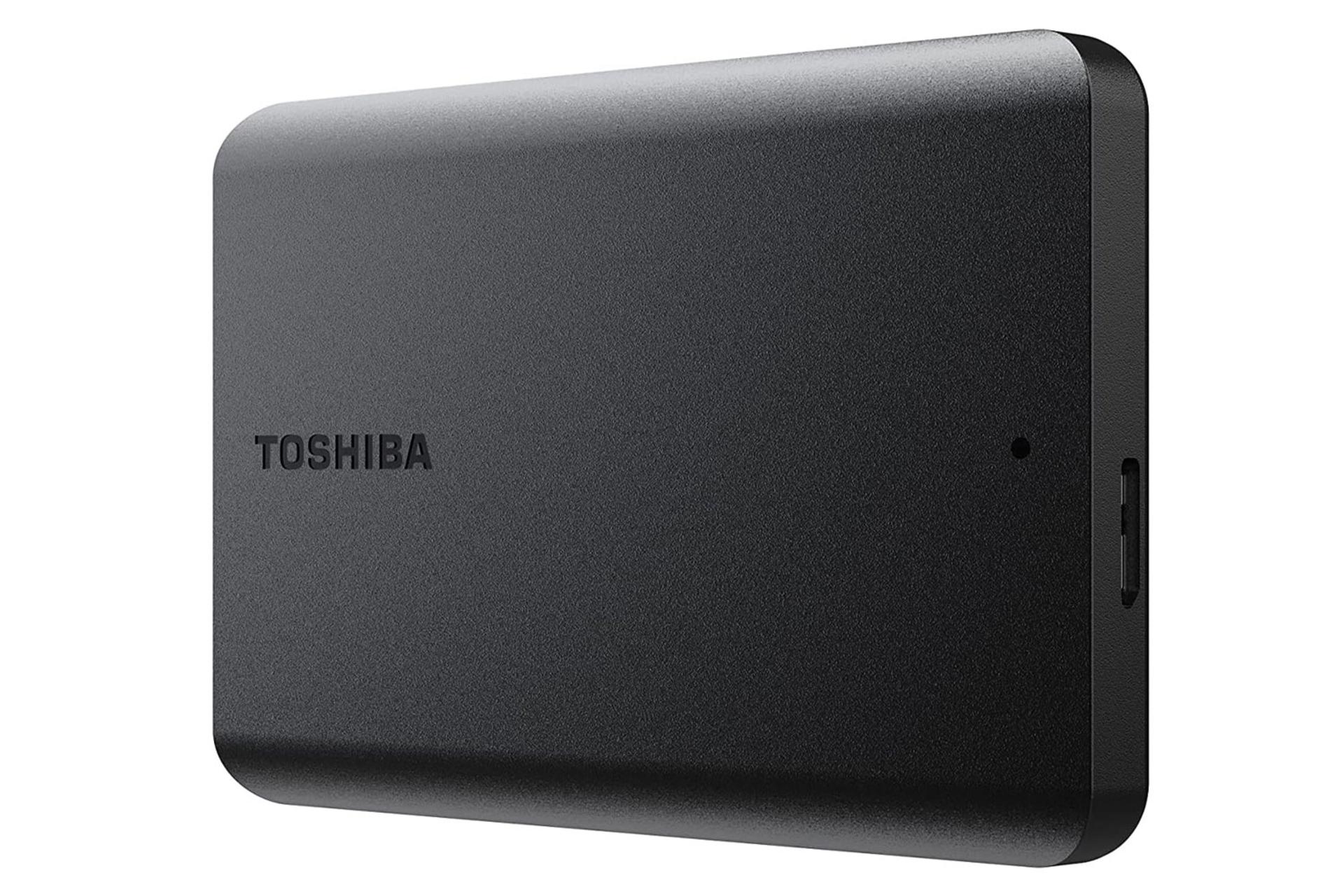 نمای سمت راست هارد دیسک توشیبا Canvio Basics USB 3.0 ظرفیت 2 ترابایت