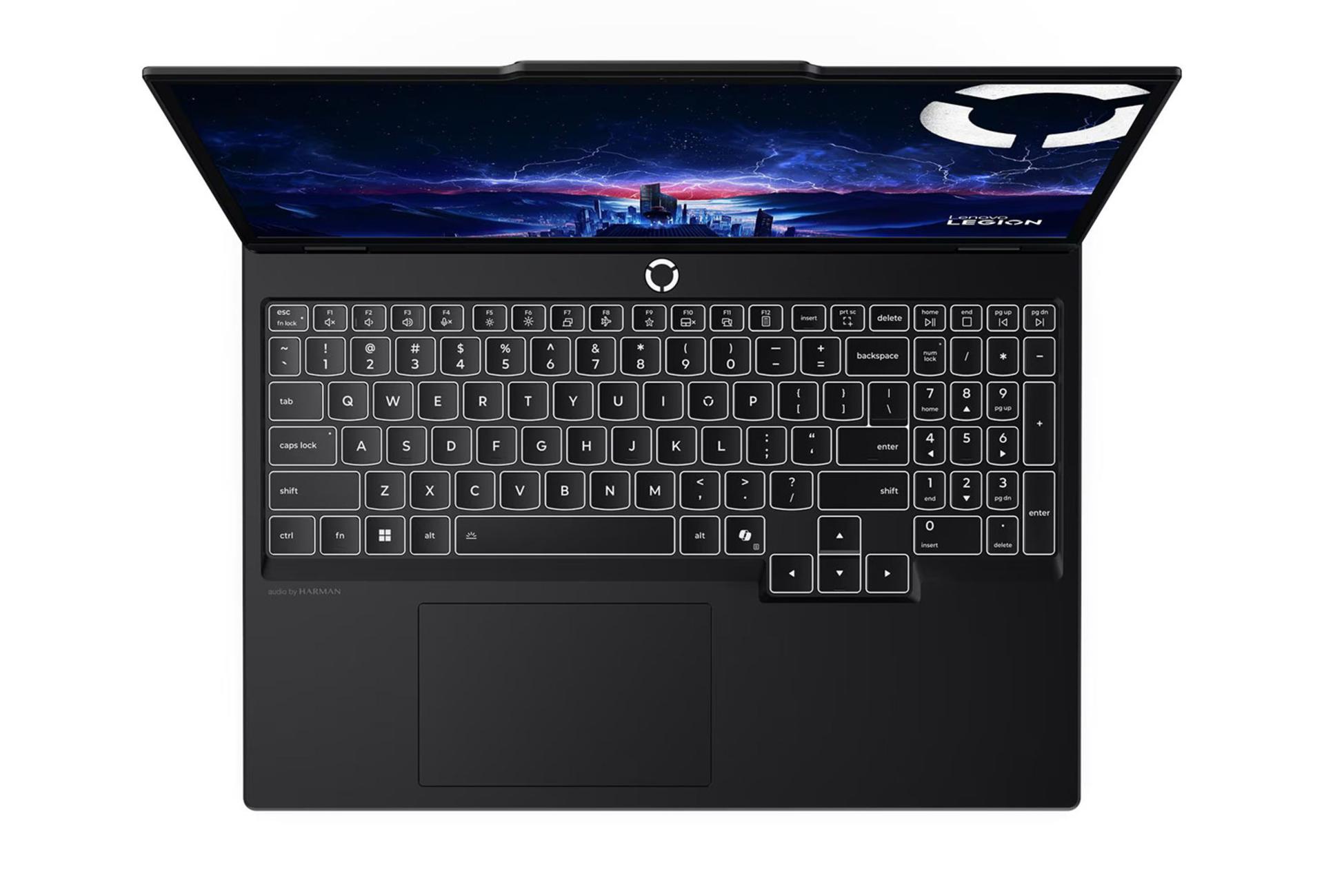 لپ تاپ لنوو Lenovo Legion 5 15IAX10 نمای بالا و کیبورد