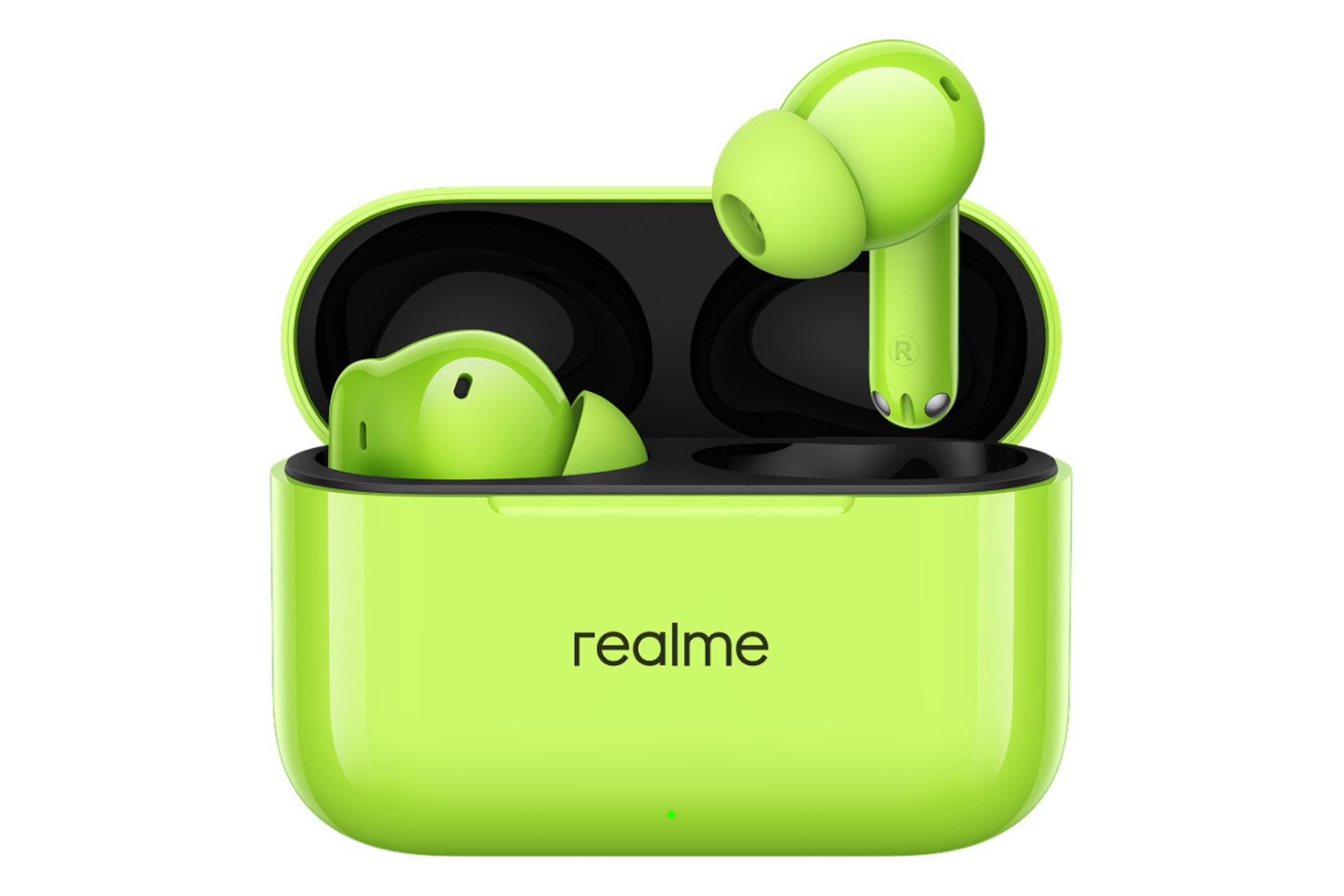 ایرباد بی سیم ریلمی بادز Realme Buds T200 سبز روشن