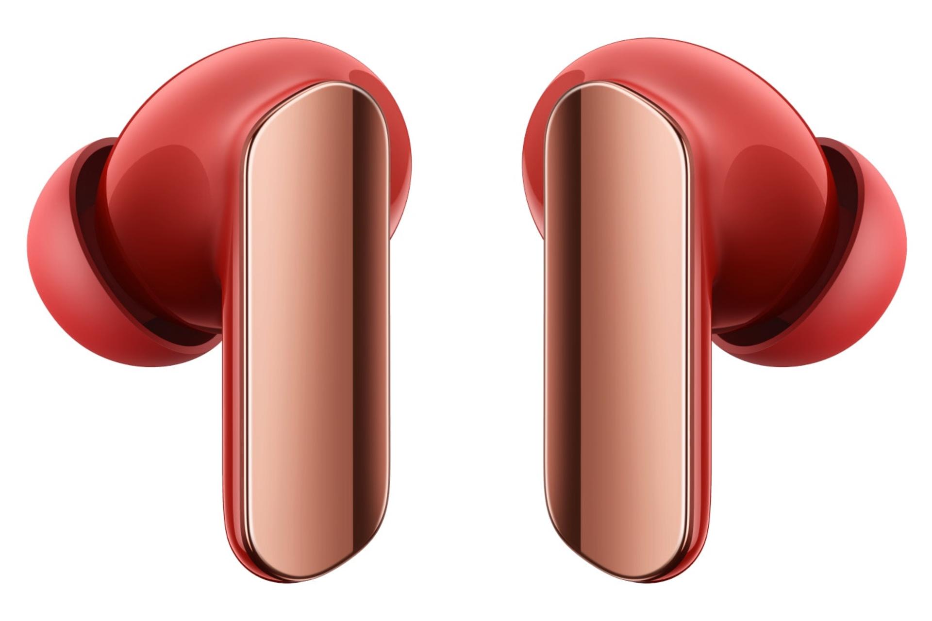 ایرباد بی سیم ریلمی بادز Realme Buds Air7 Pro قرمز از نمای پشت