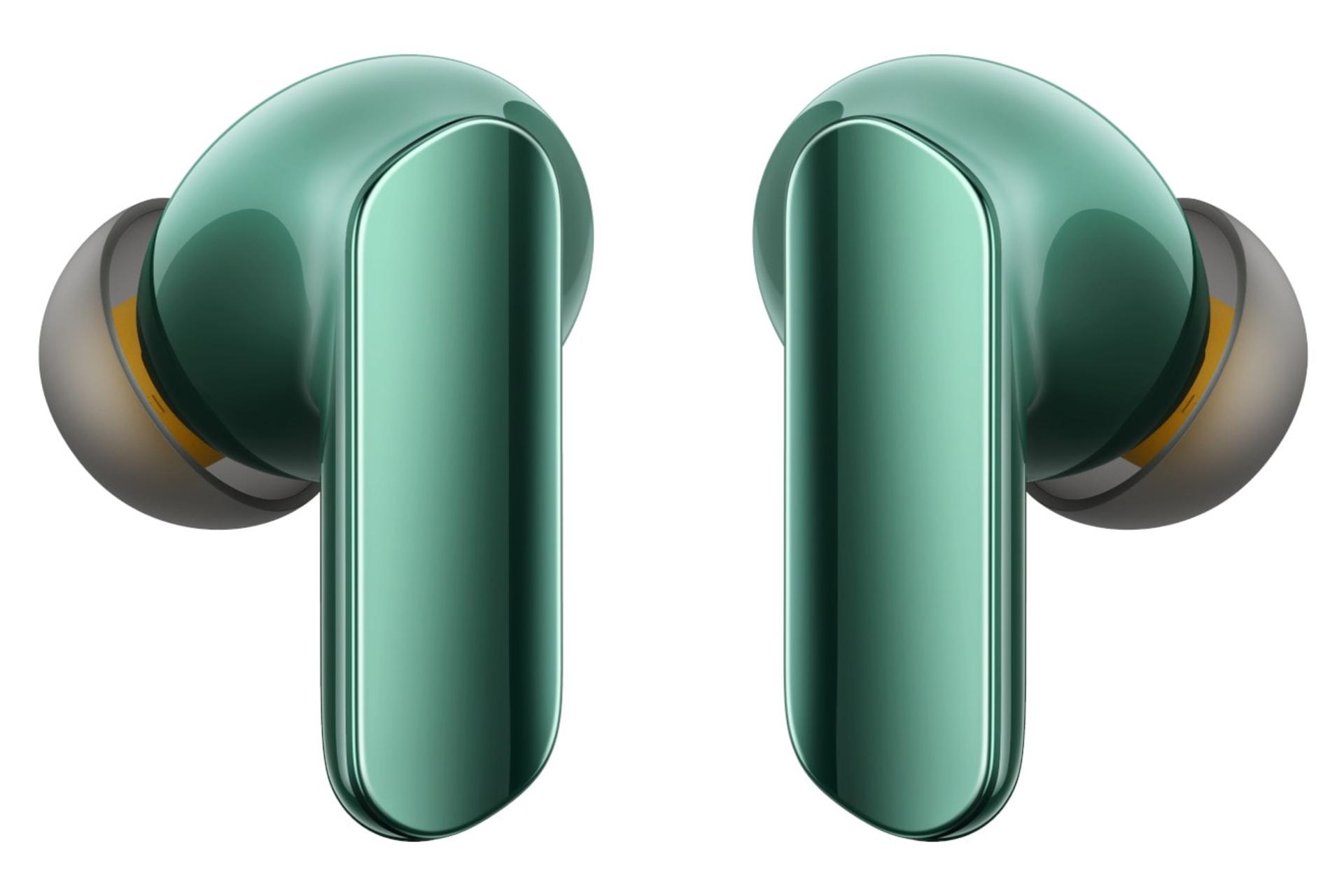 ایرباد بی سیم ریلمی بادز Realme Buds Air7 Pro سبز از نمای پشت