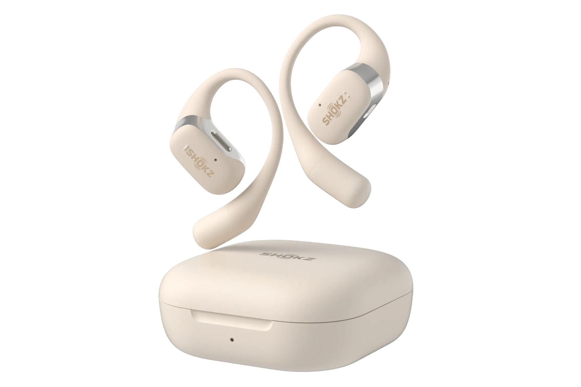 ایرباد بی سیم شاکز Shokz OpenFit بژ