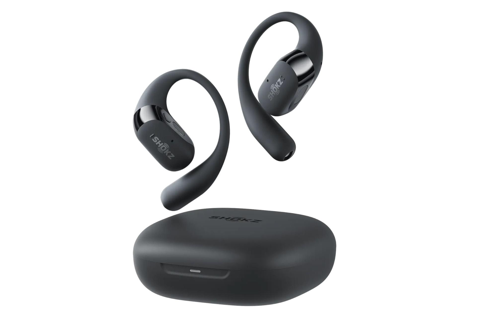 ایرباد بی سیم شاکز OpenFit 2 پلاس مشکی / Shokz OpenFit 2+