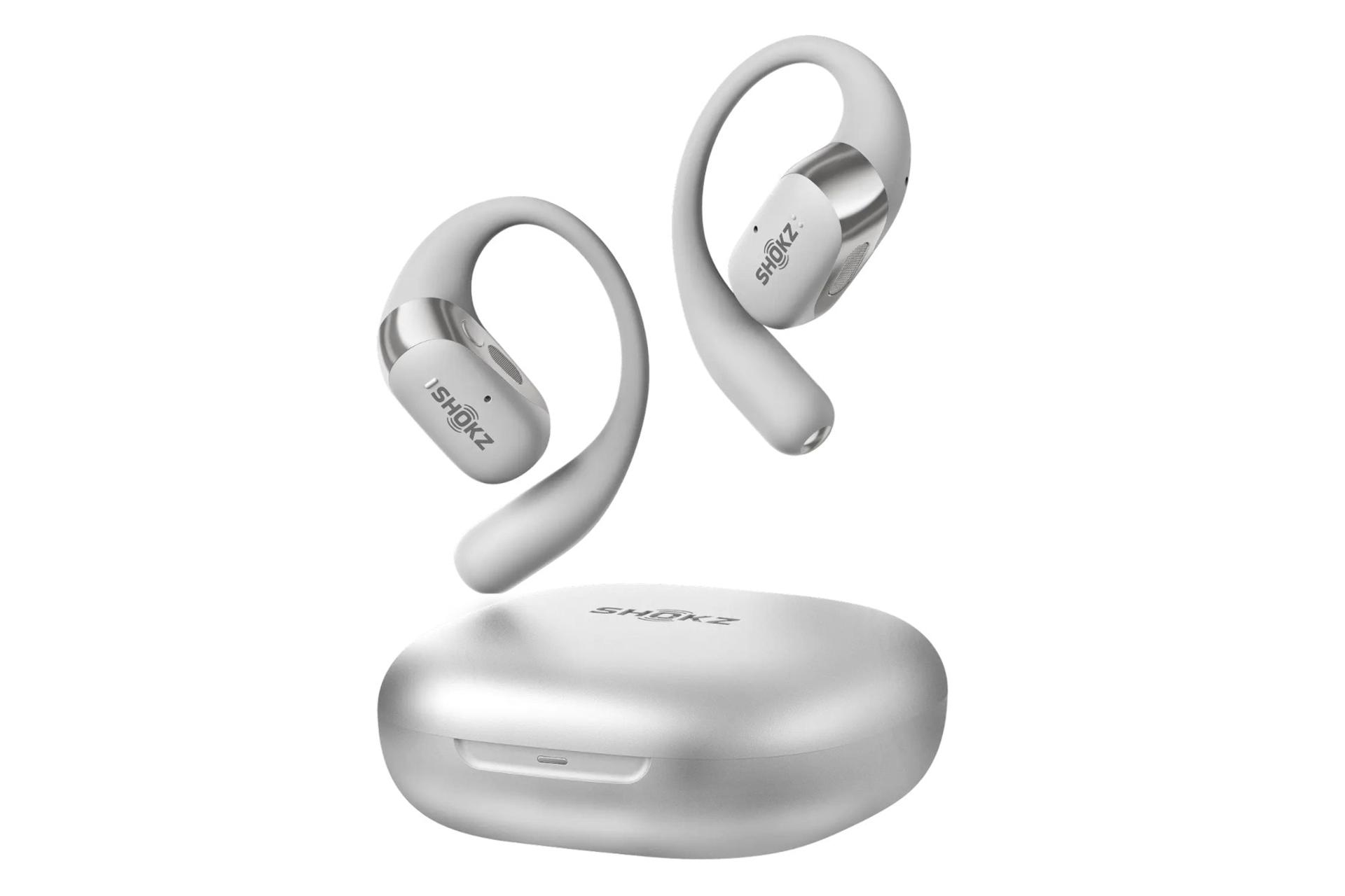 ایرباد بی سیم شاکز OpenFit 2 پلاس خاکستری / Shokz OpenFit 2+