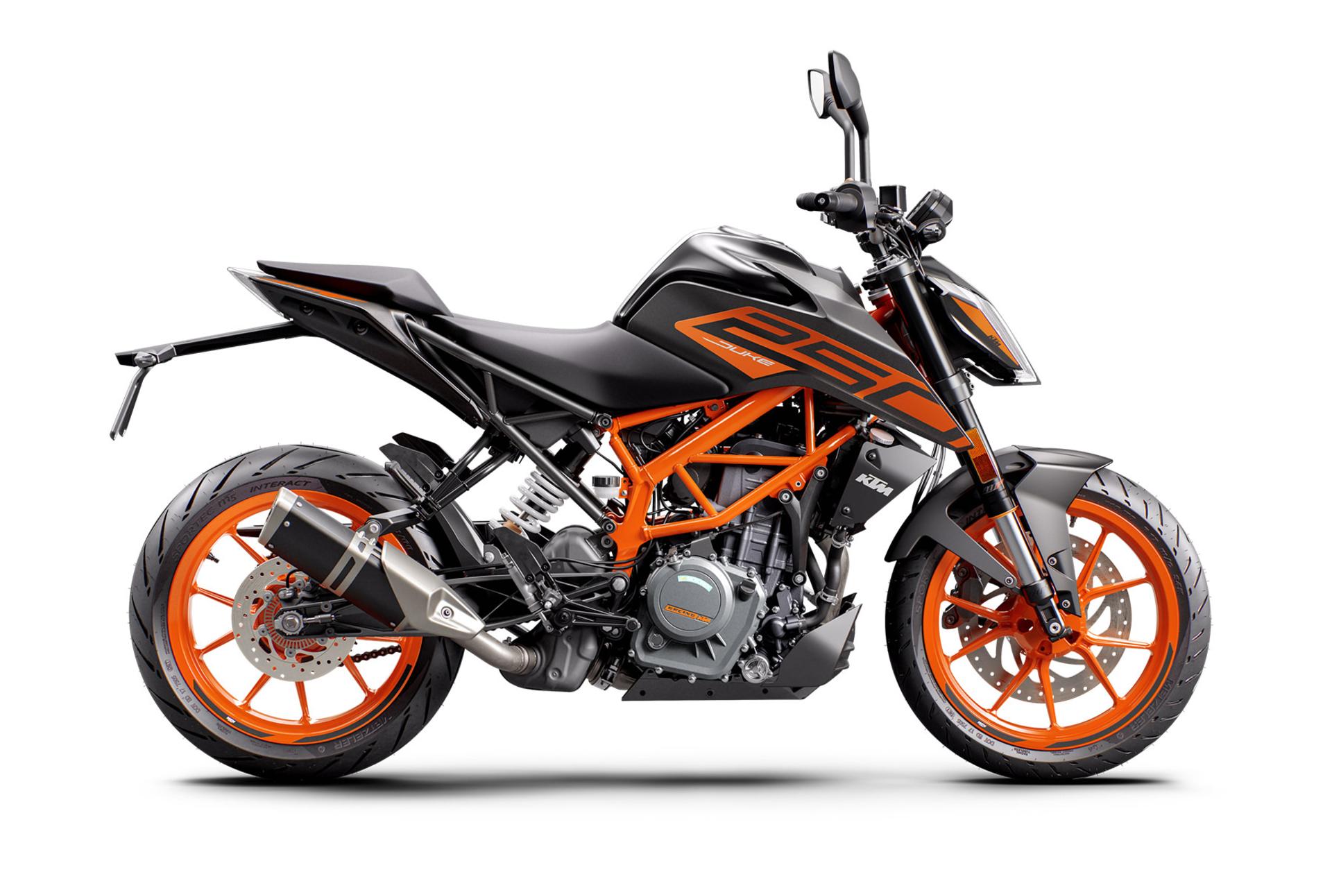 موتورسیکلت کی تی ام KTM Duke 250 2023 نمای جانبی راست
