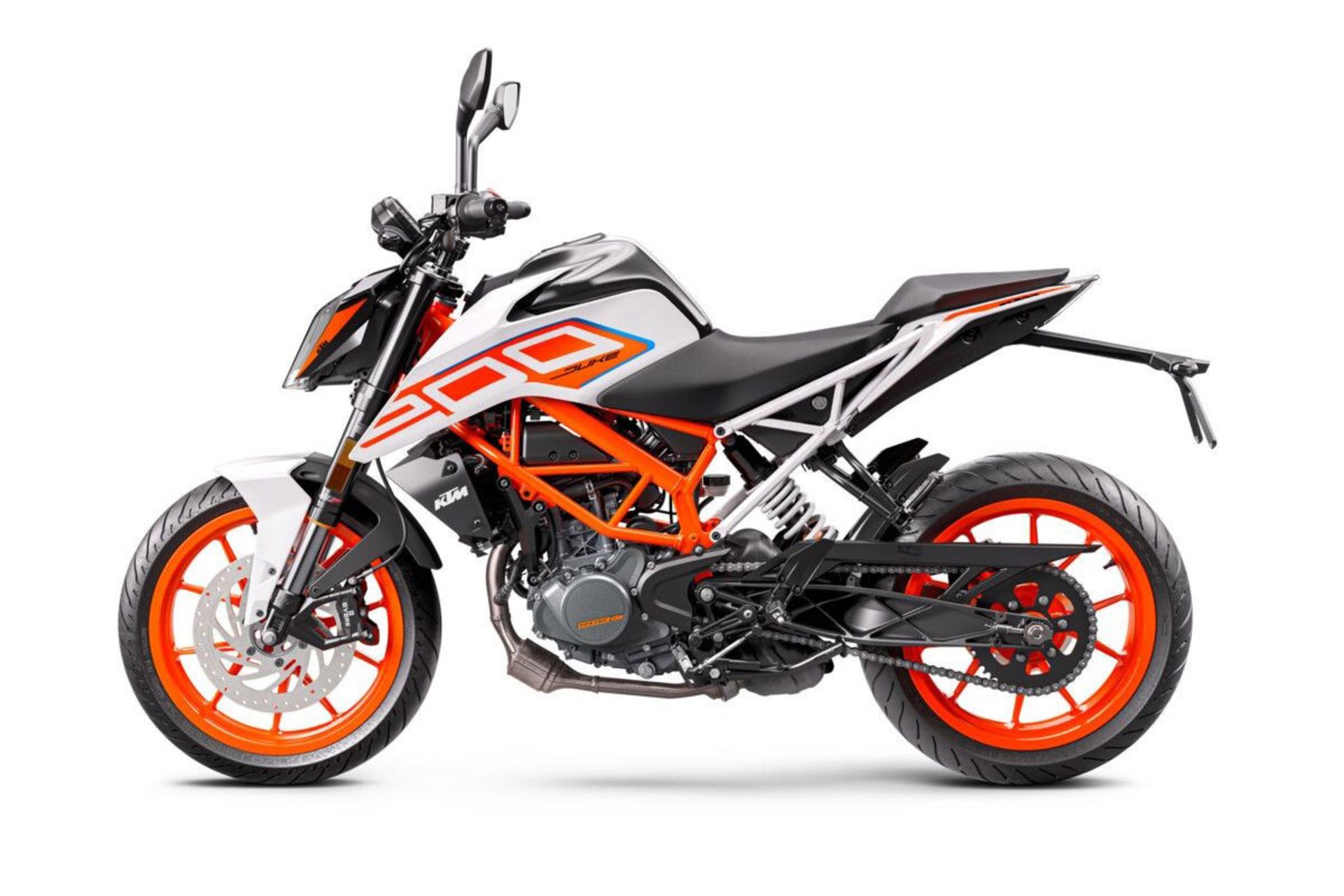 موتورسیکلت کی تی ام KTM Duke 200 2023 نمای جانبی چپ