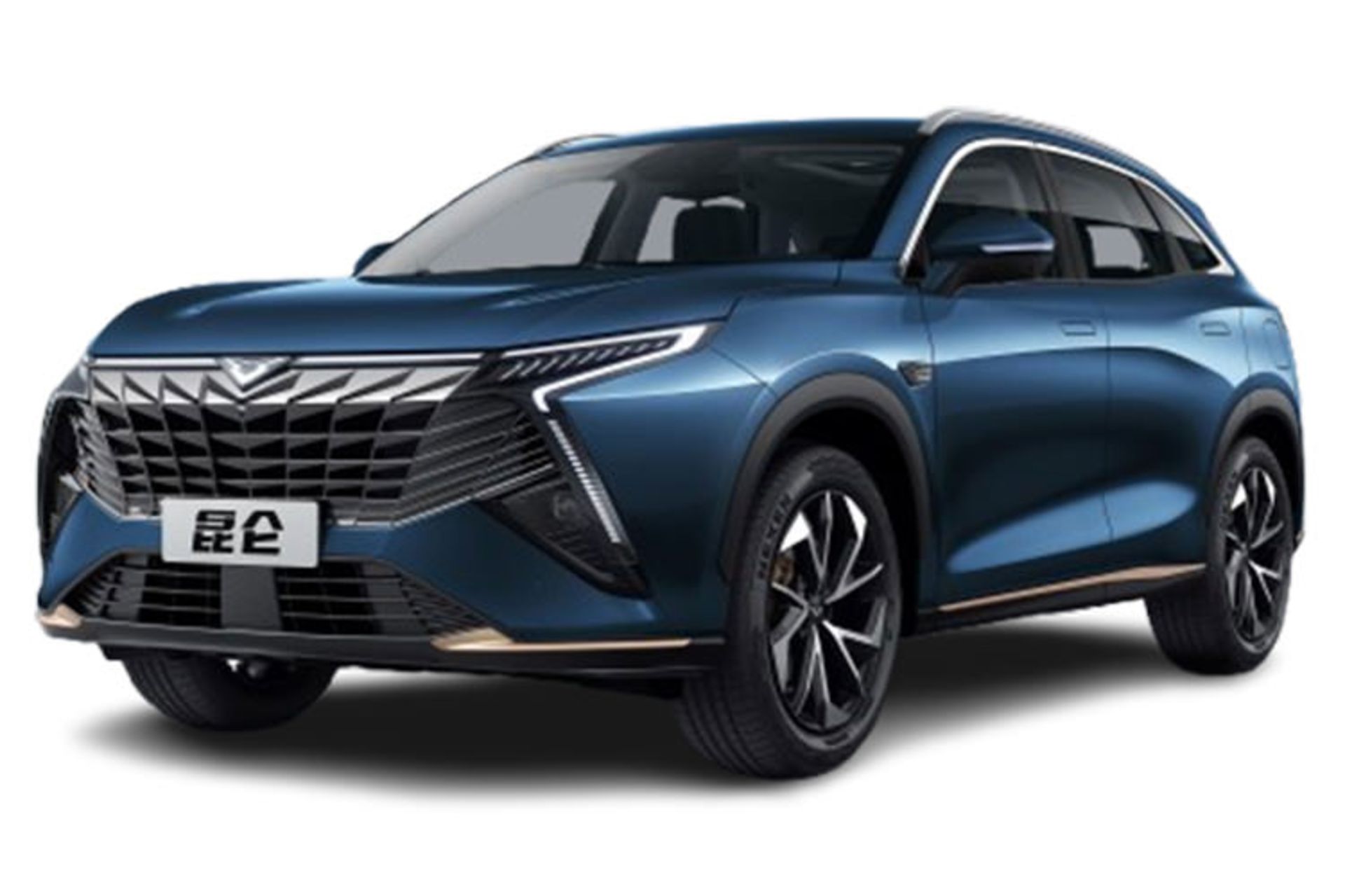 خودرو Kaiyi Kunlun رنگ آبی نمای جلو