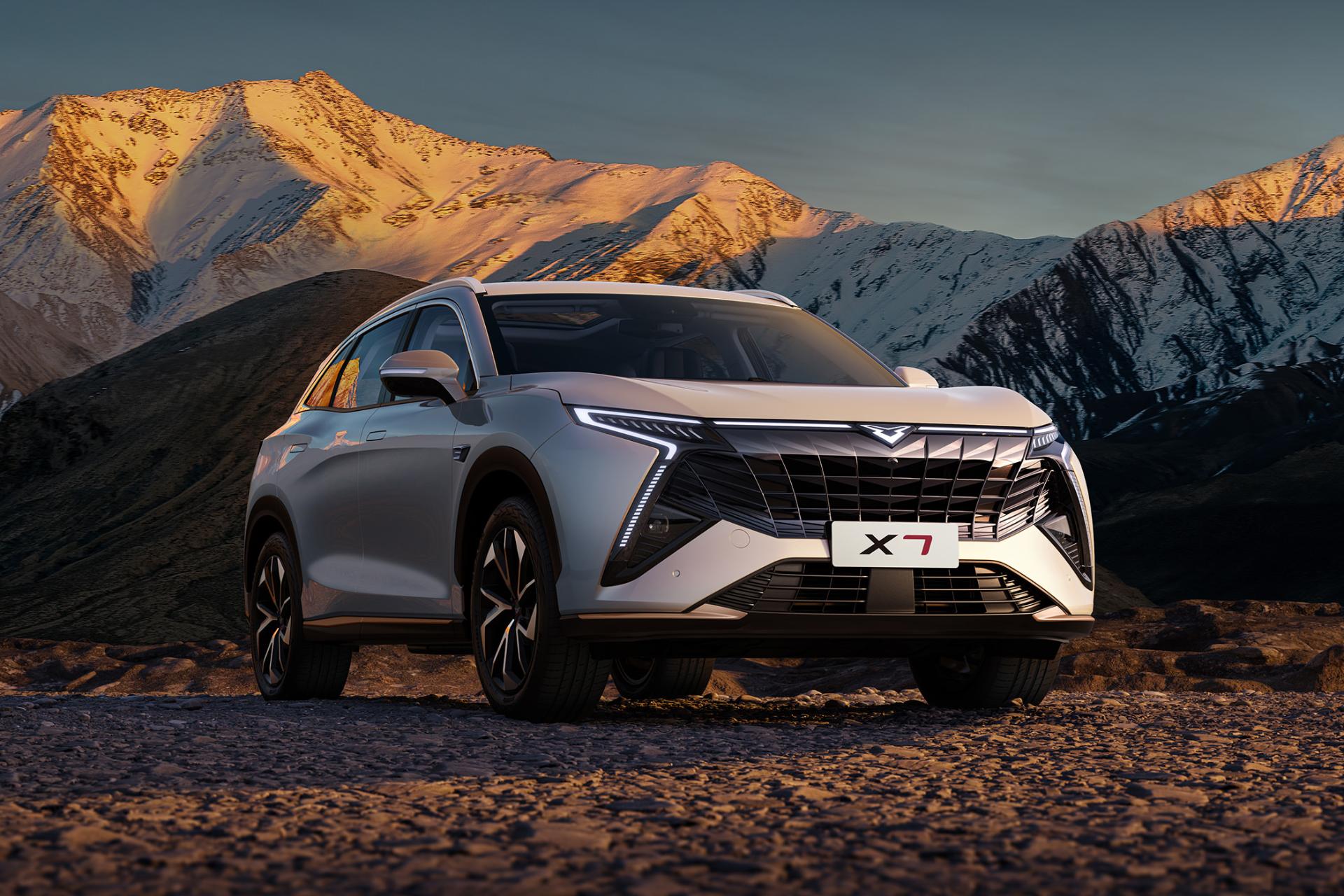 خودرو Kaiyi Kunlun نمای جلو رنگ سفید