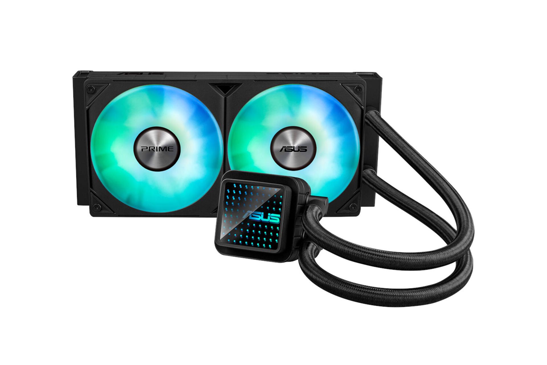 خنک کننده مایع ایسوس Prime LC 240 ARGB نمای روبرو