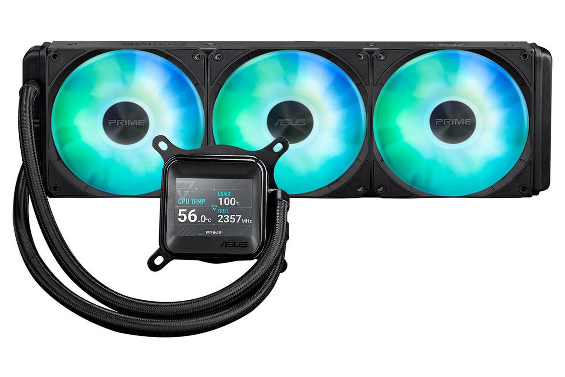 خنک کننده مایع ایسوس Prime LC 360 ARGB نمای روبرو