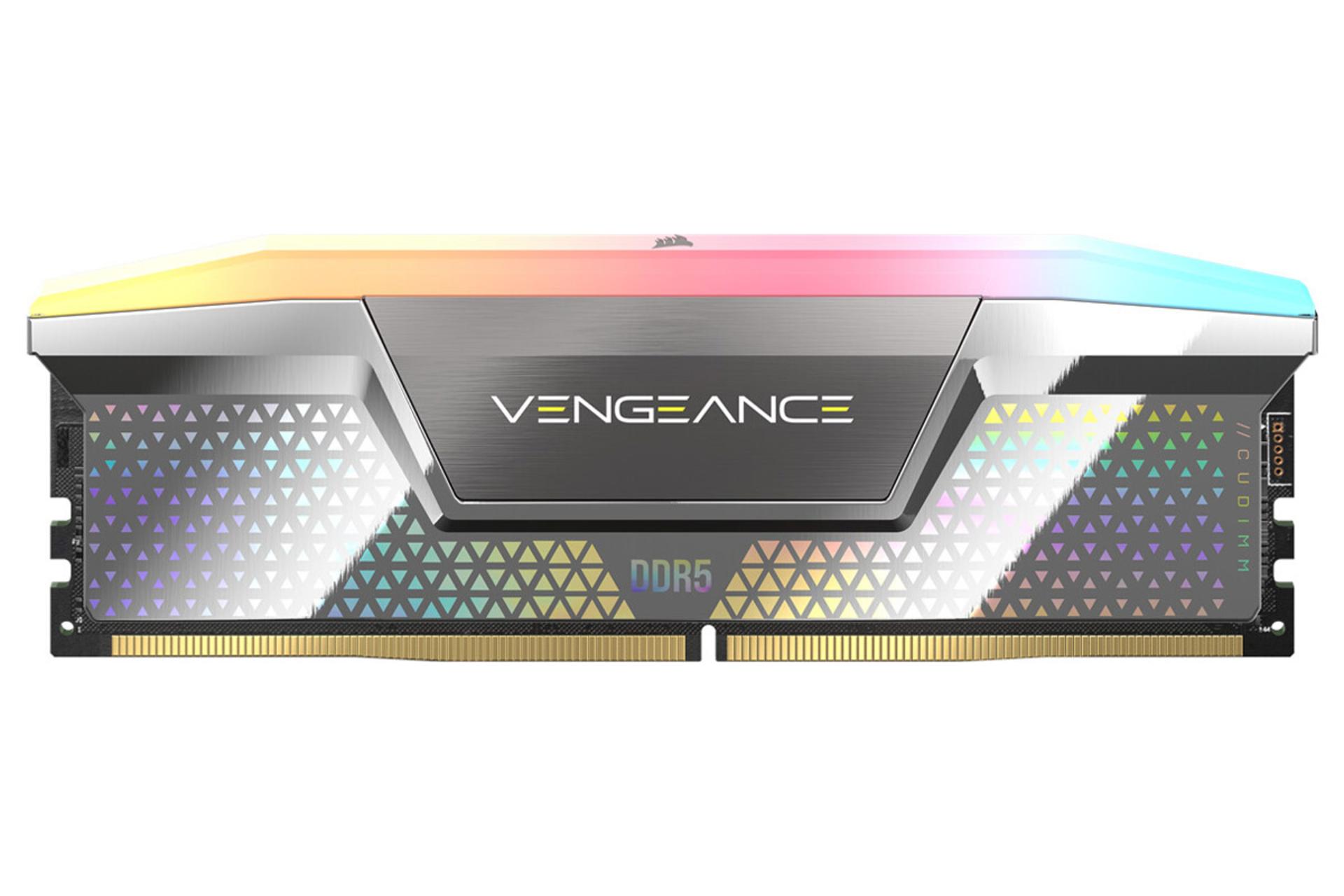 رم کورسیر VENGEANCE RGB CUDIMM ظرفیت 48 گیگابایت (2x24) از نوع DDR5-8200 CL40