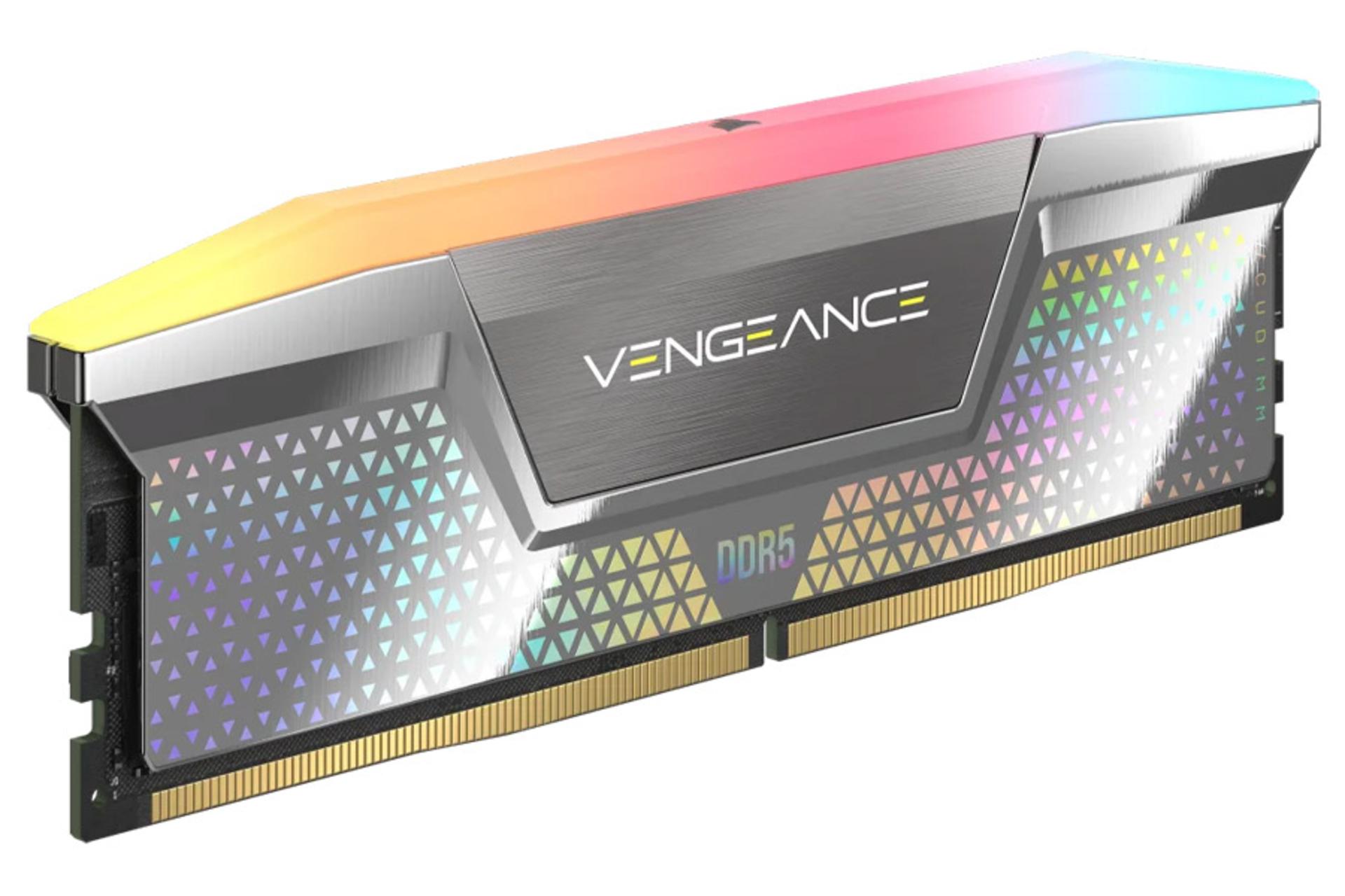 رم کورسیر VENGEANCE RGB CUDIMM ظرفیت 48 گیگابایت (2x24) از نوع DDR5-8000 CL38