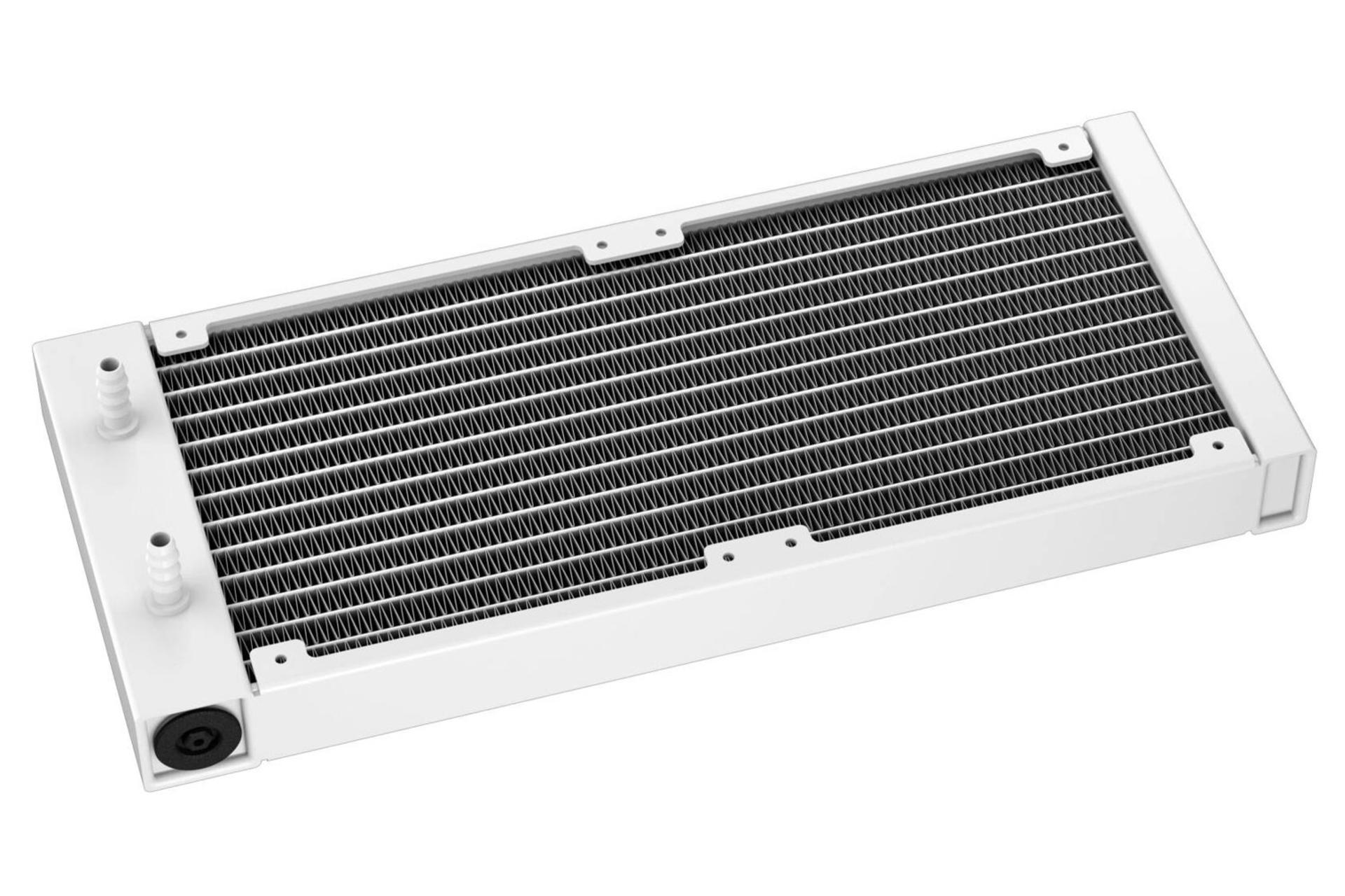 نمای پشت خنک کننده مایع دیپ کول LT240 WH ARGB