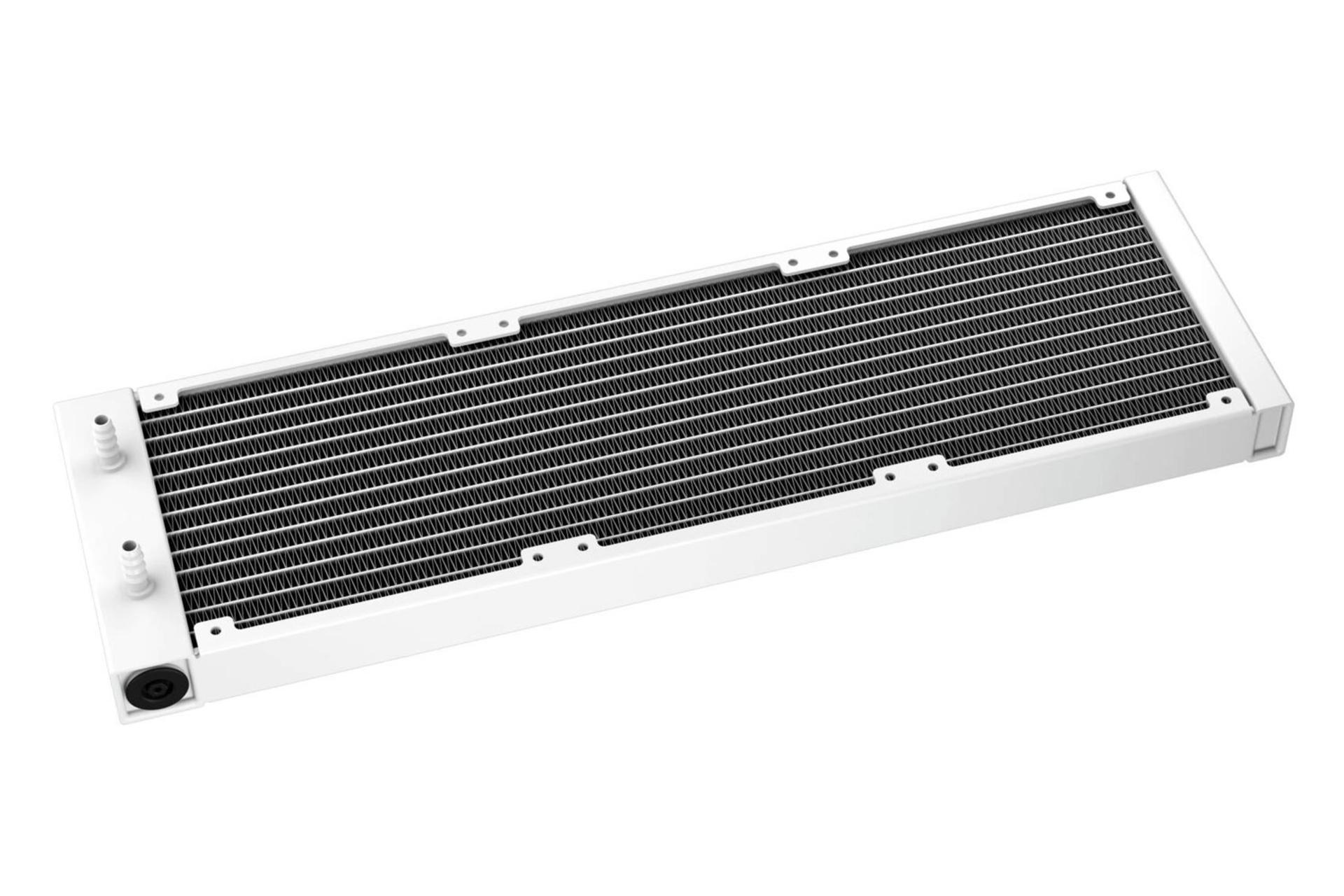 نمای پشت خنک کننده مایع دیپ کول LT360 WH ARGB