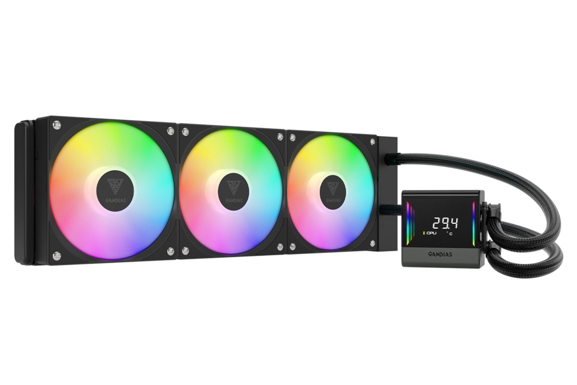 خنک کننده مایع گیم دیاس CHIONE E4-360 رنگ مشکی