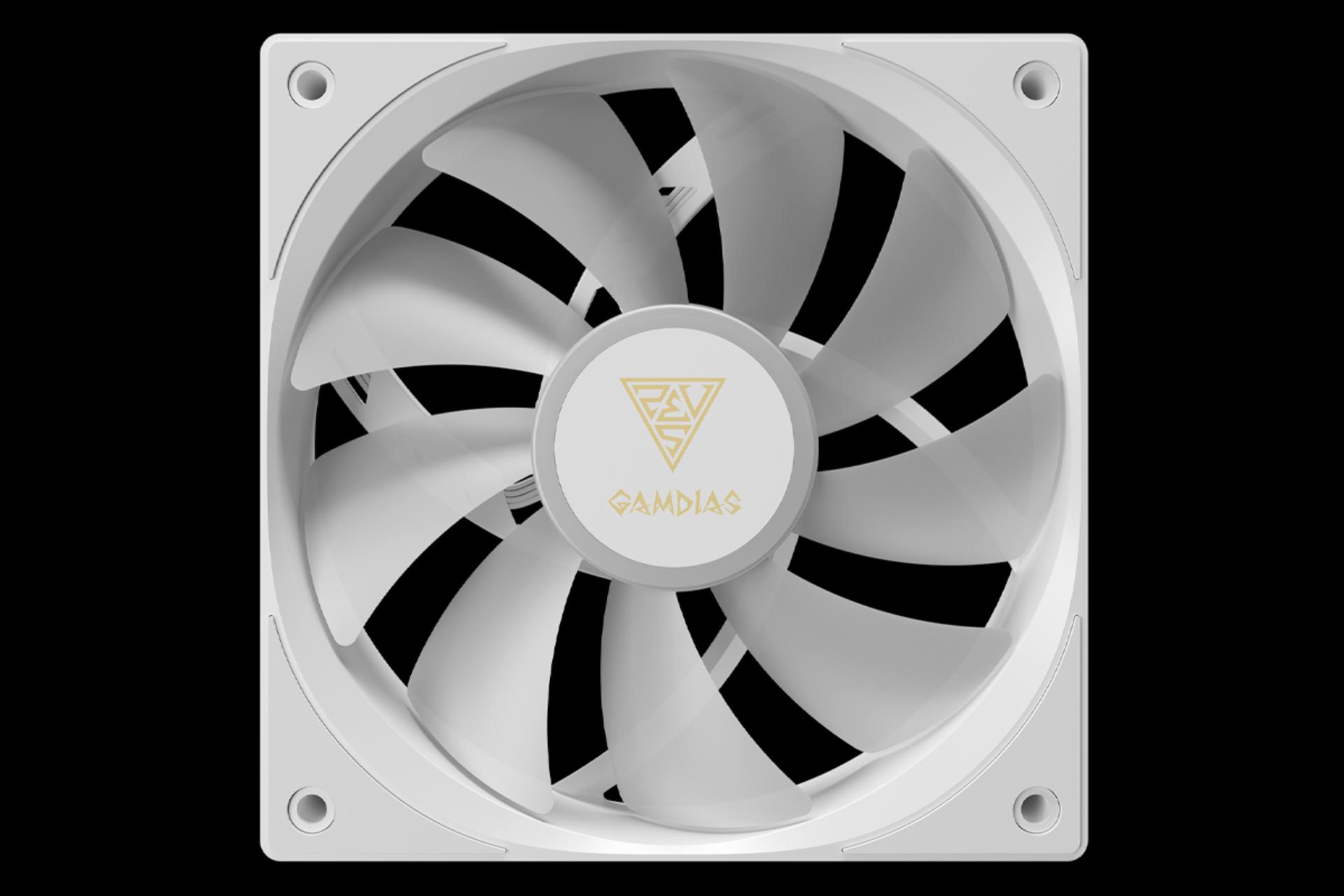 ابعاد و اندازه خنک کننده مایع گیم دیاس CHIONE E4-360 WH