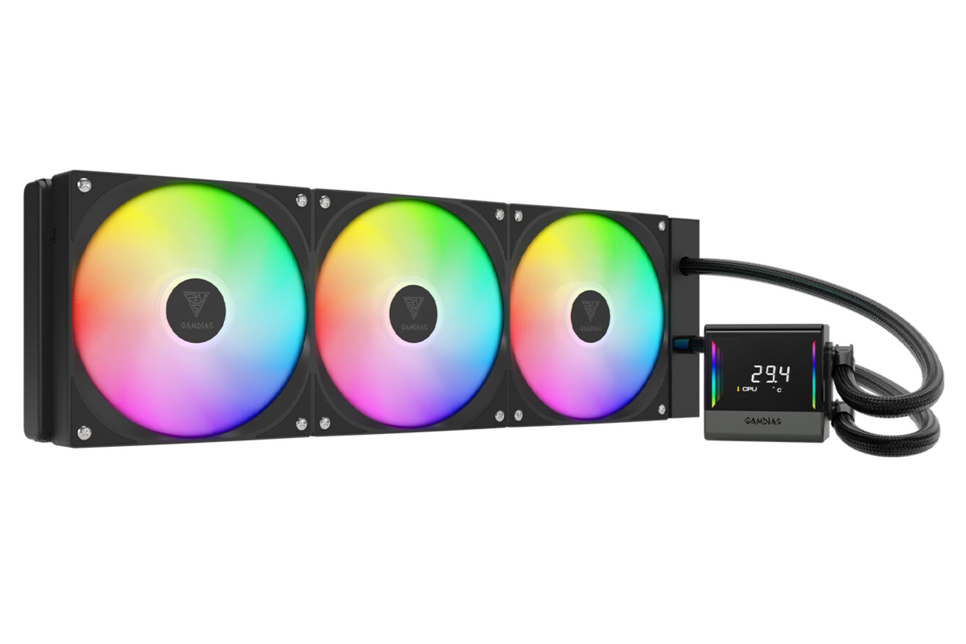 خنک کننده مایع گیم دیاس CHIONE E4-420 رنگ مشکی