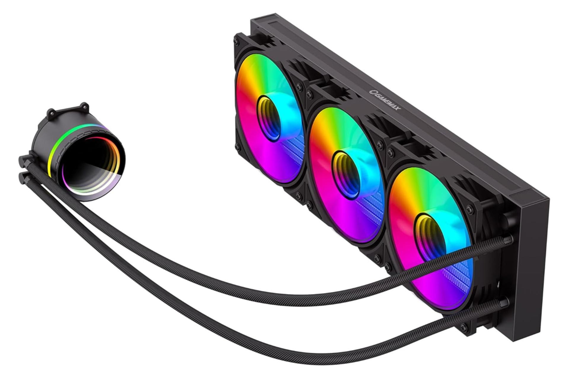 خنک کننده مایع گیم مکس ICEBURG 360 Digital رنگ مشکی