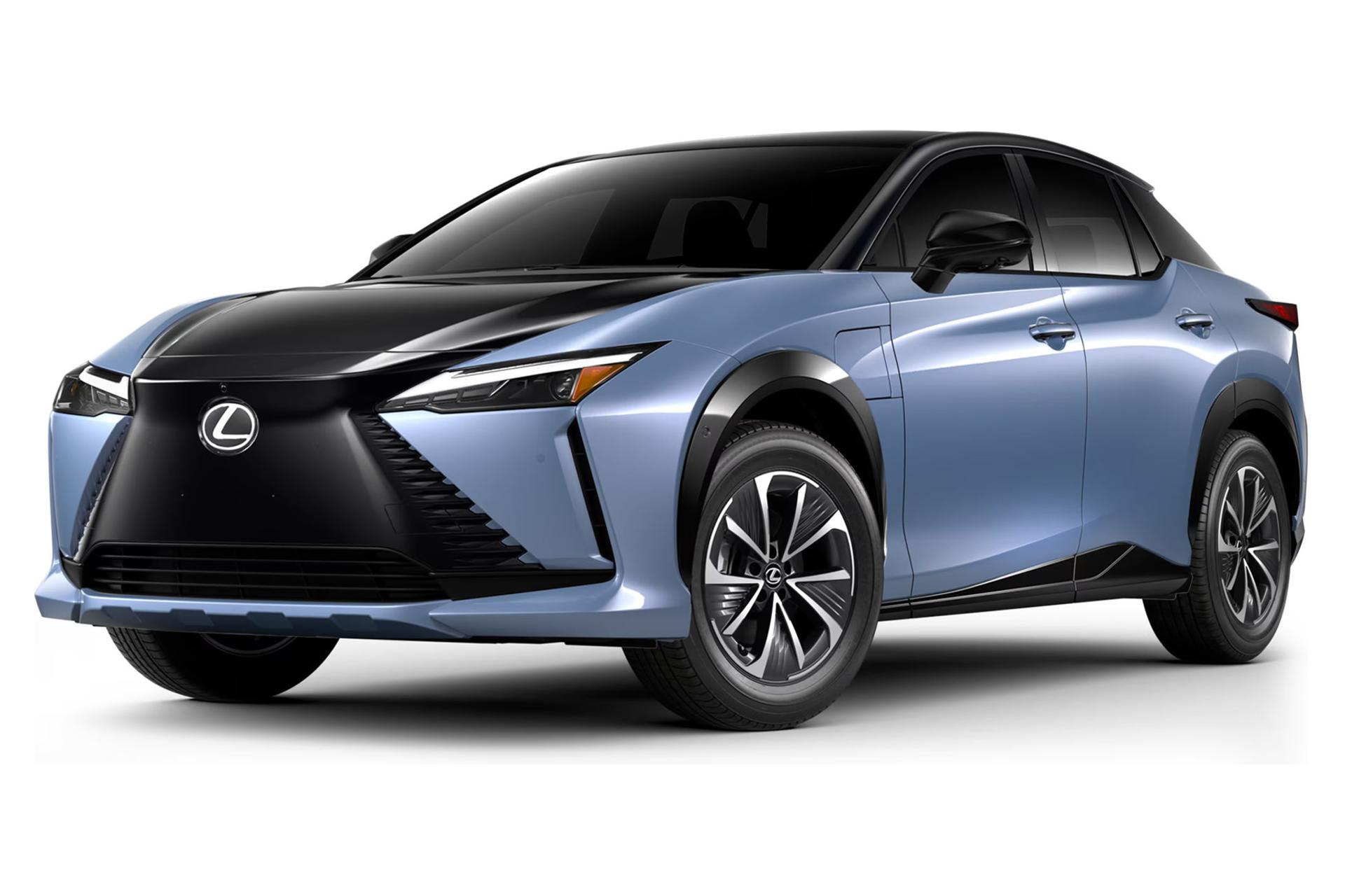 خودرو لکسوس Lexus RZ 300e نمای جلو و چپ