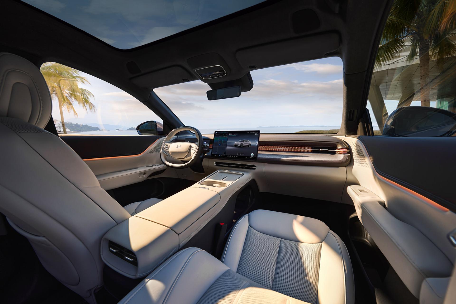 خودرو ایکس پنگ XPeng G6 نمای داخل