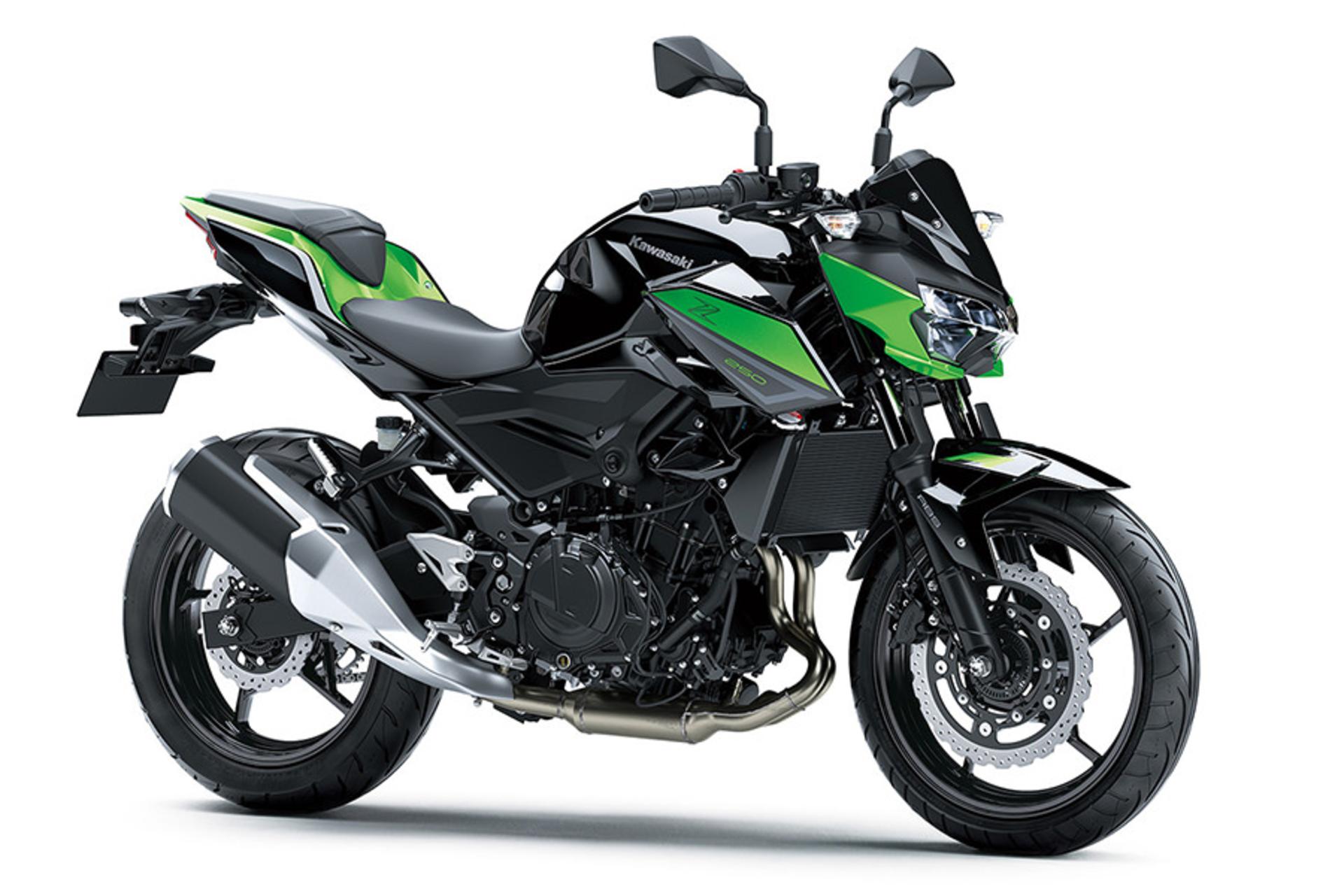 موتورسیکلت کاوازاکی Kawasaki Z 248 N 2023 نمای جلو و جانبی