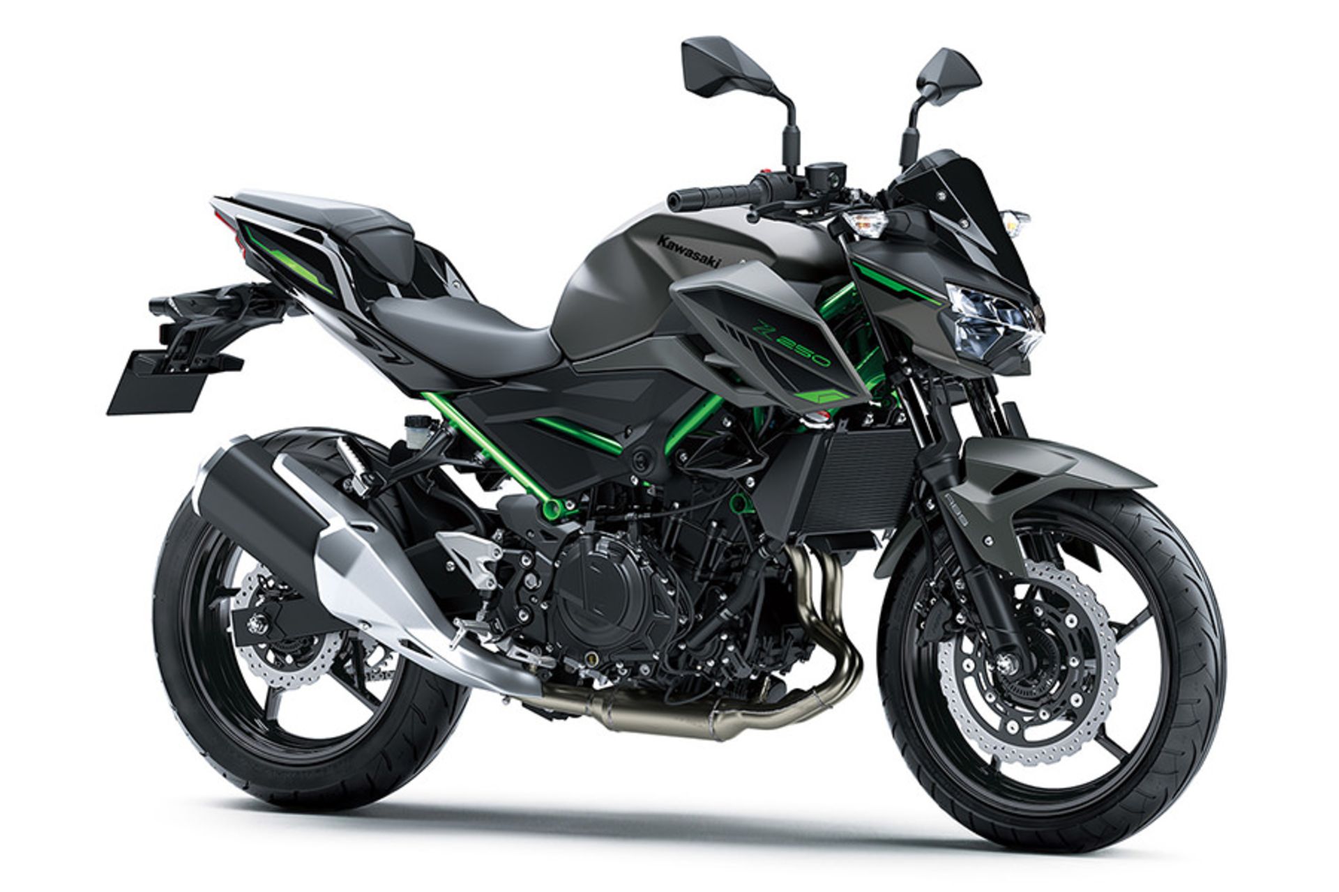 موتورسیکلت کاوازاکی Kawasaki Z 248 N 2024 نمای جلو و جانبی