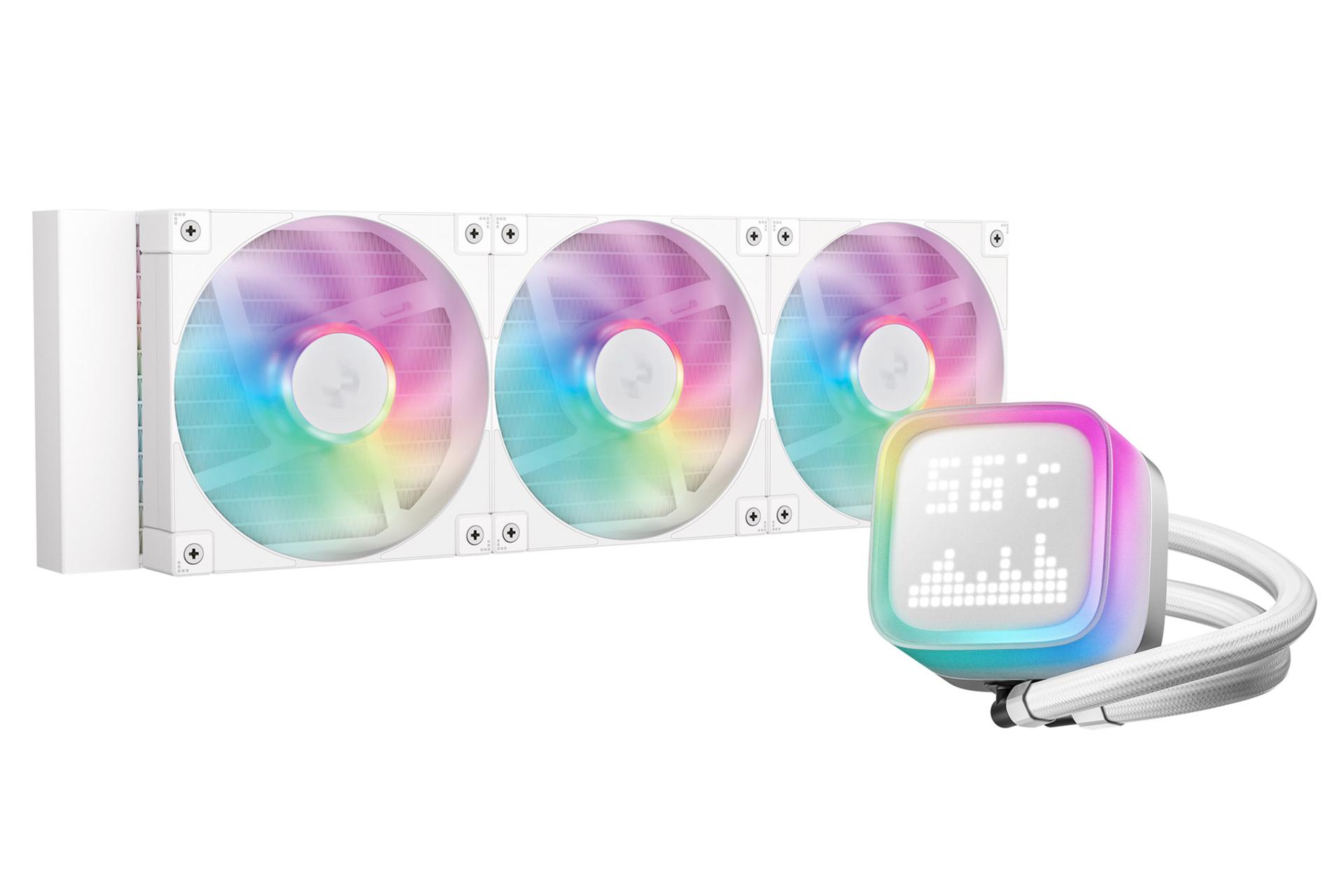 خنک کننده مایع دیپ کول LP360 WH رنگ سفید