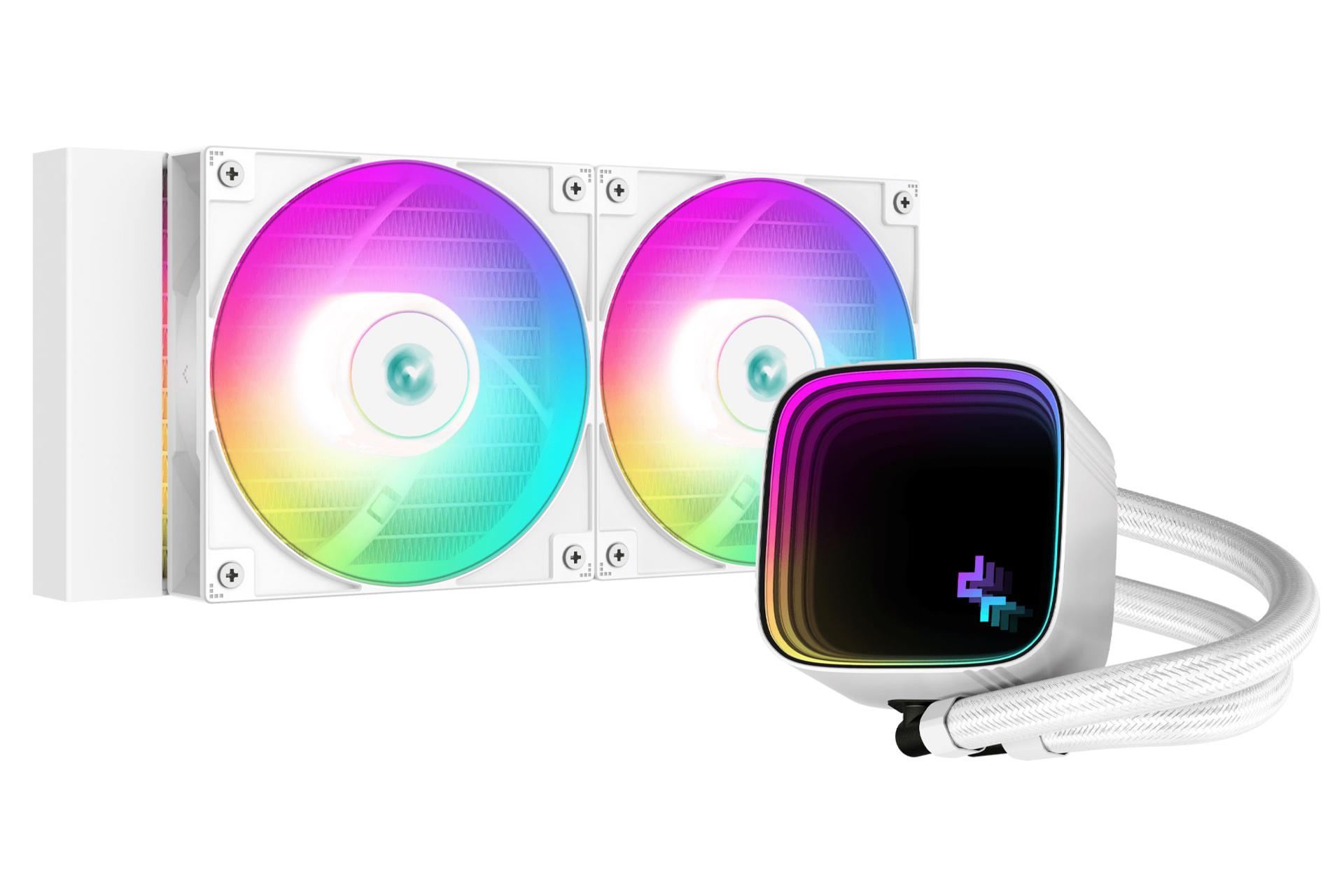 خنک کننده مایع دیپ کول LS520 SE DIGITAL WH رنگ سفید