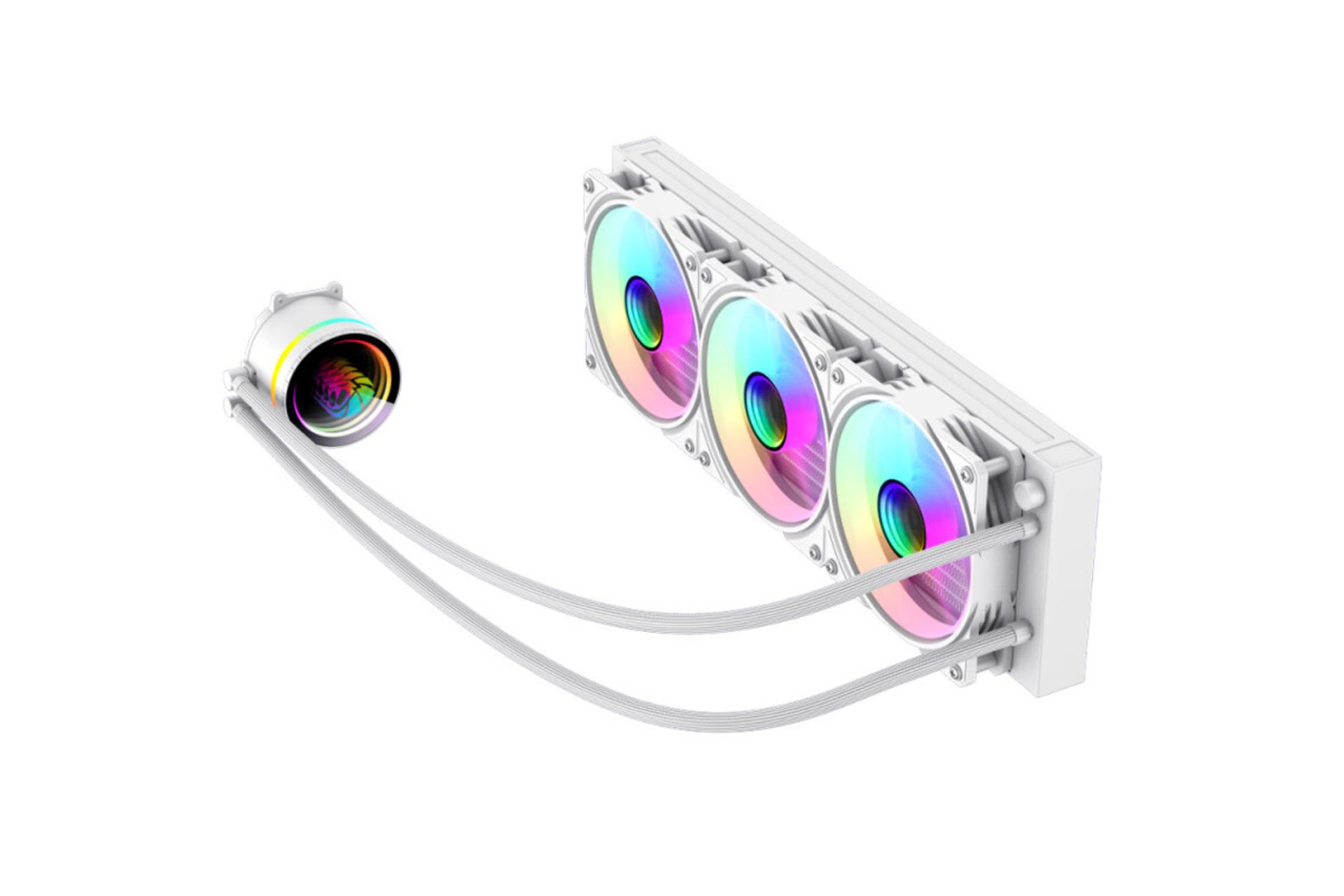 خنک کننده مایع گیم مکس ICEBURG 360 Infinity WH