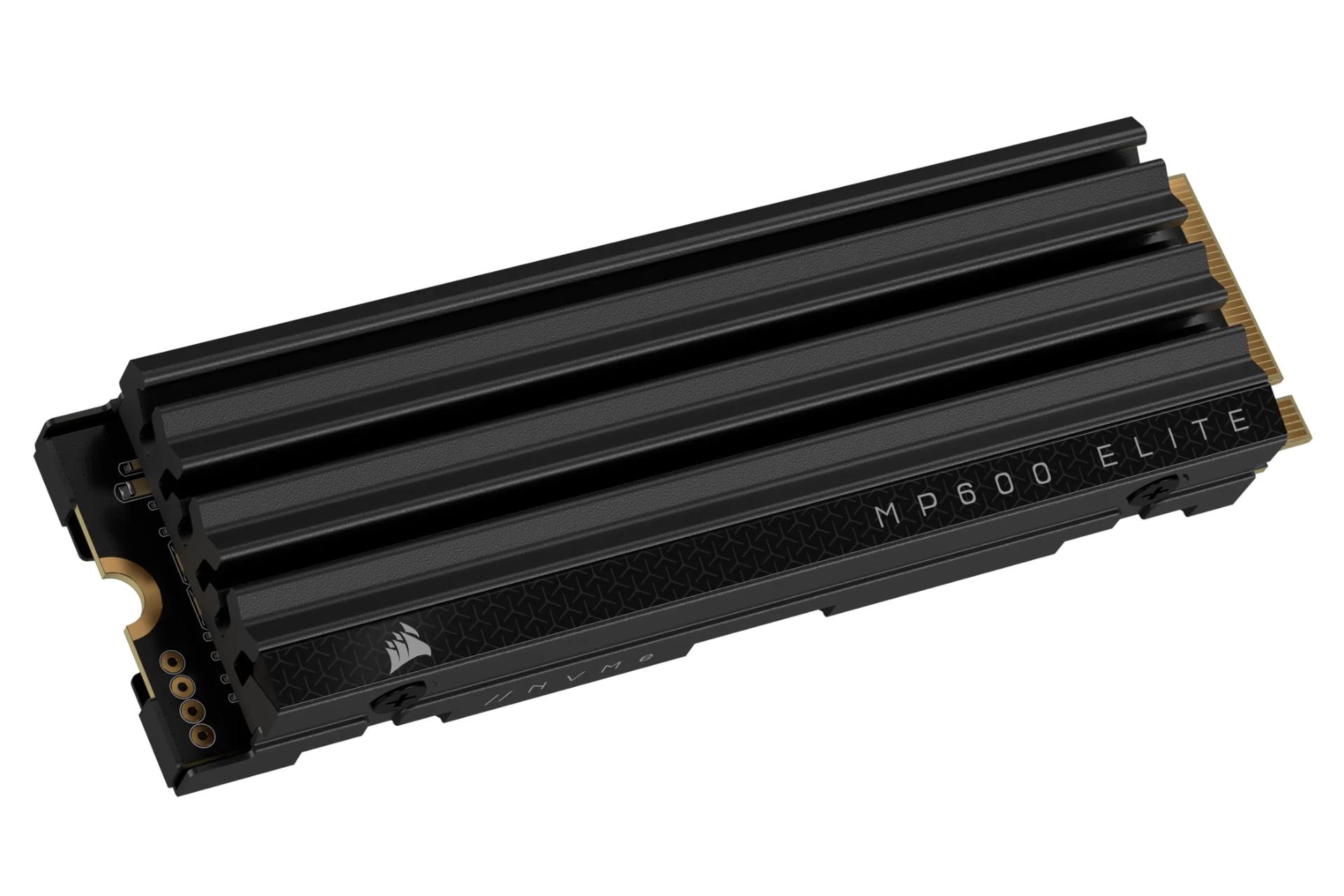 سمت چپ اس اس دی کورسیر Corsair MP600 ELITE Heatsink NVMe M.2 مشکی