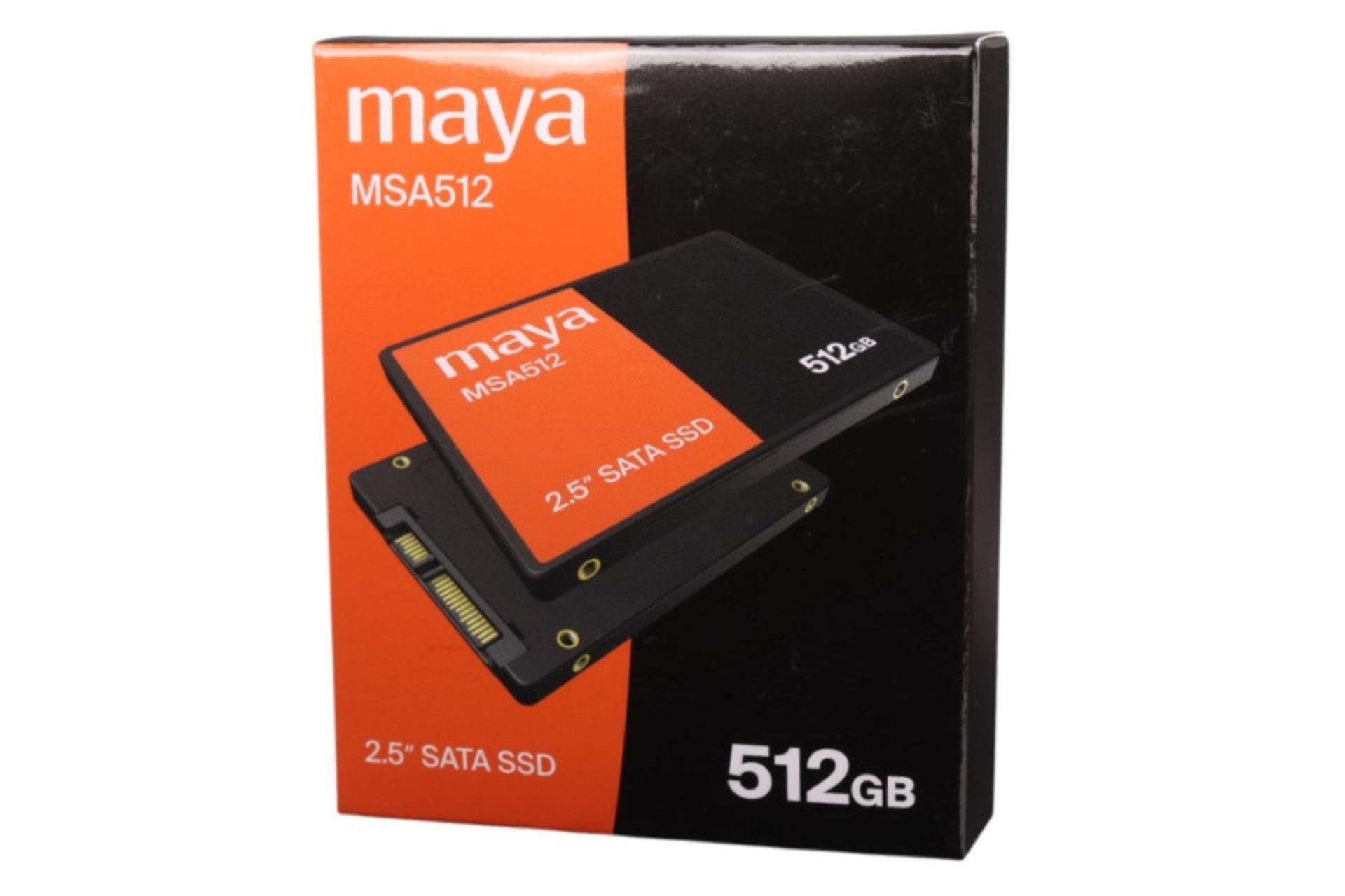 جعبه اس اس دی مایا MAYA MSA512 2.5 Inch 512GB