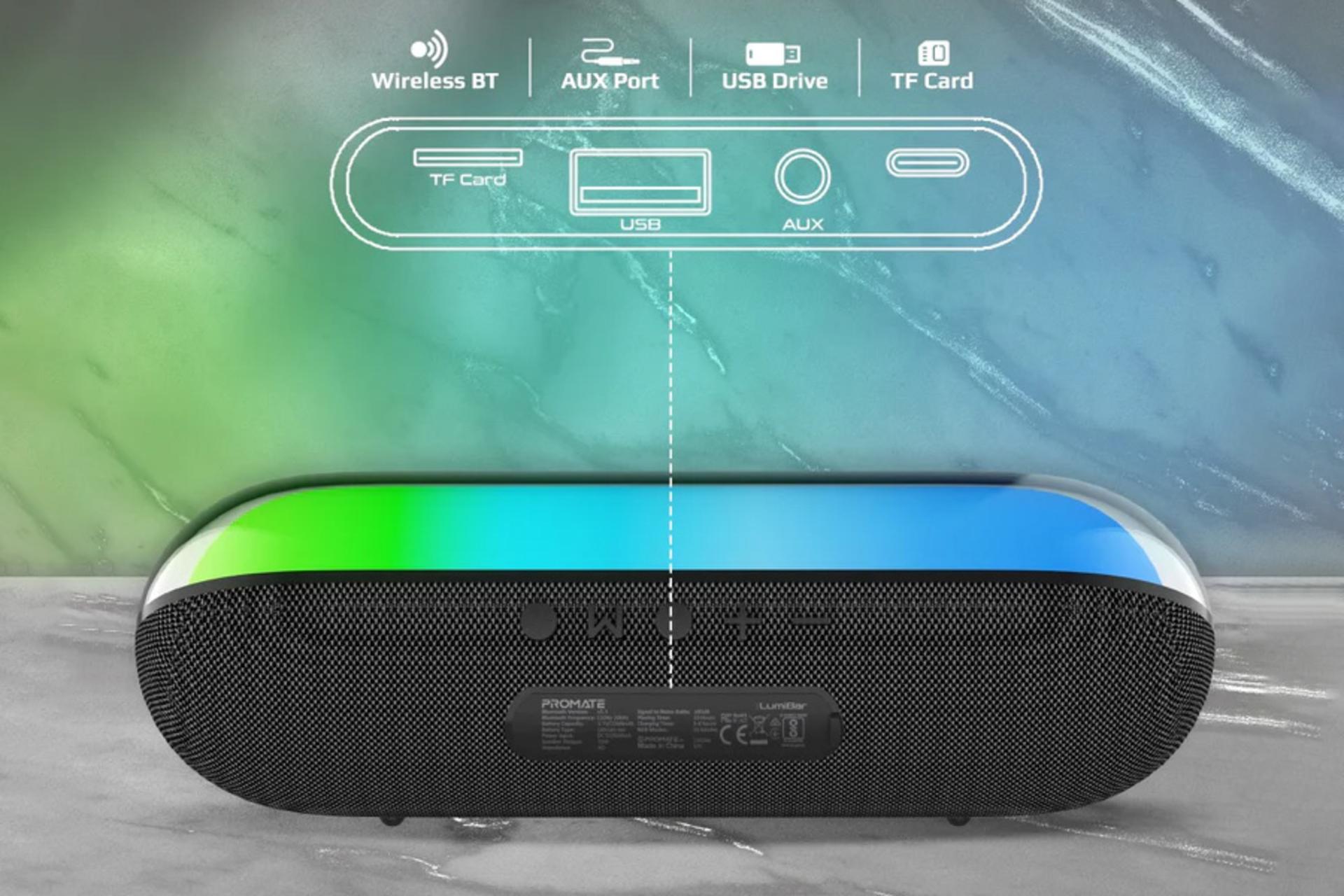 کانکتور و اتصال اسپیکر پرومیت LumiBar