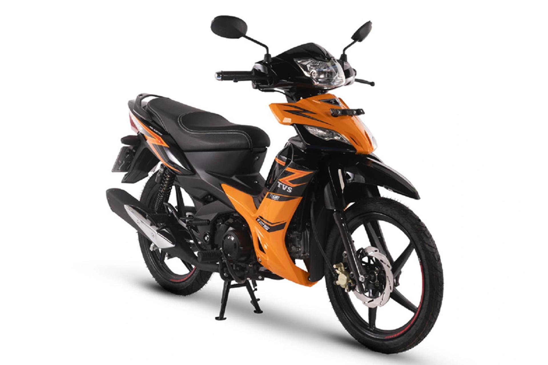 موتورسیکلت تی وی اس راکز TVS Rockz 125 رنگ نارنجی