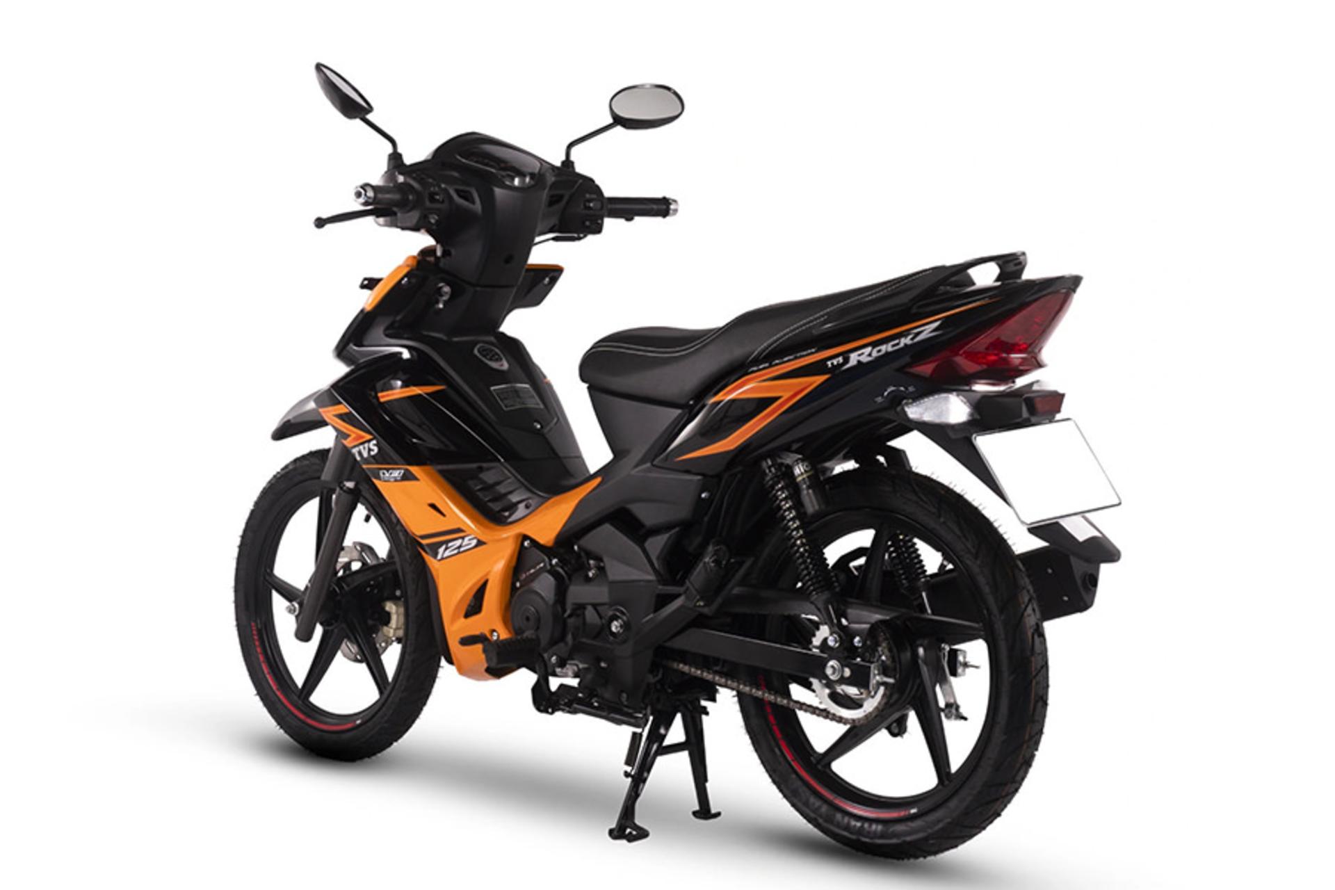 موتورسیکلت تی وی اس راکز TVS Rockz 125 نمای پشت