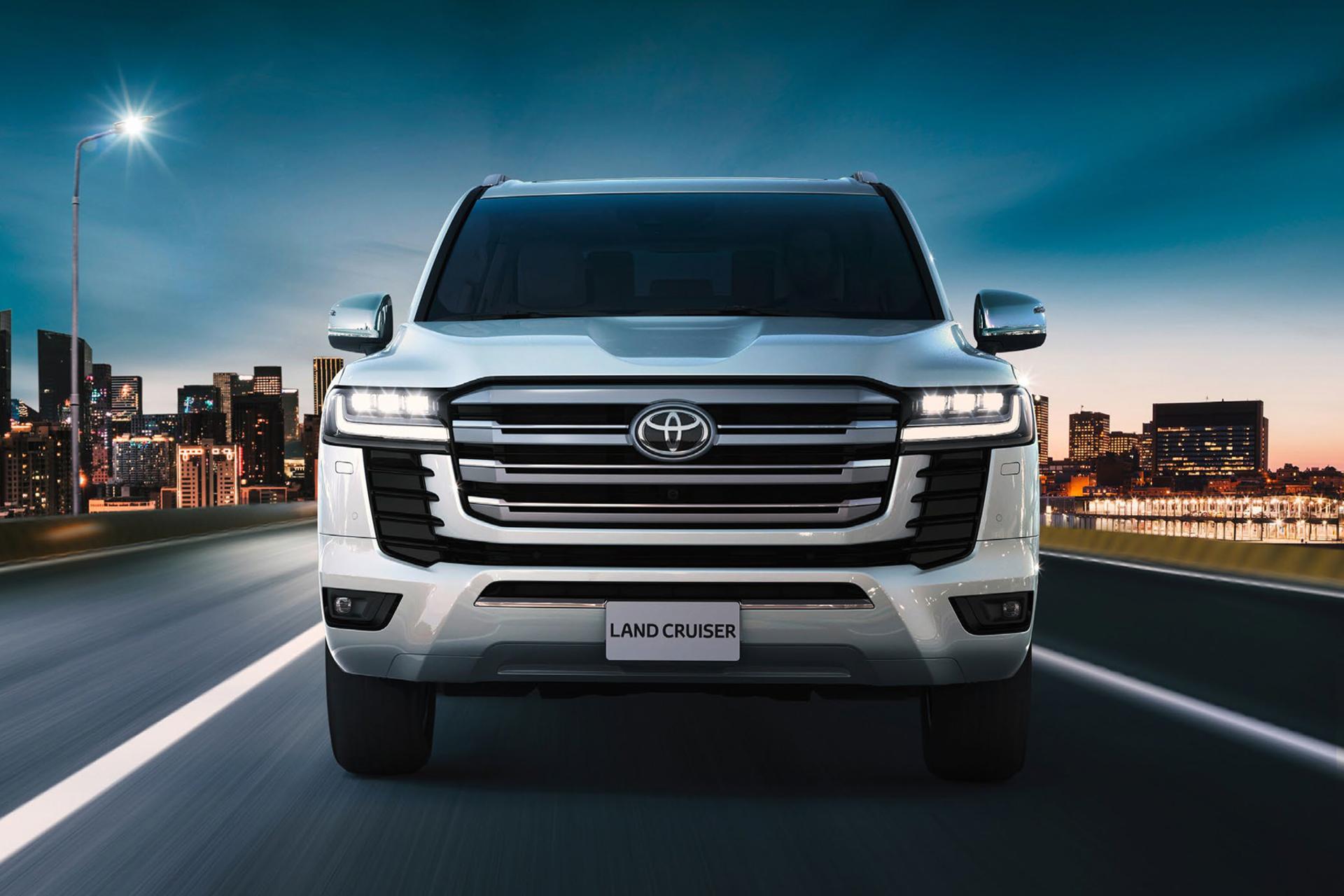 خودرو تویوتا لندکروزر Toyota Land Cruiser J300 2025 نمای جلوپنجره