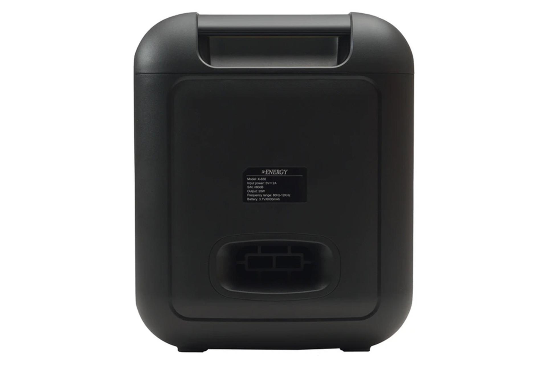 نمای پشت اسپیکر ایکس انرژی X-650