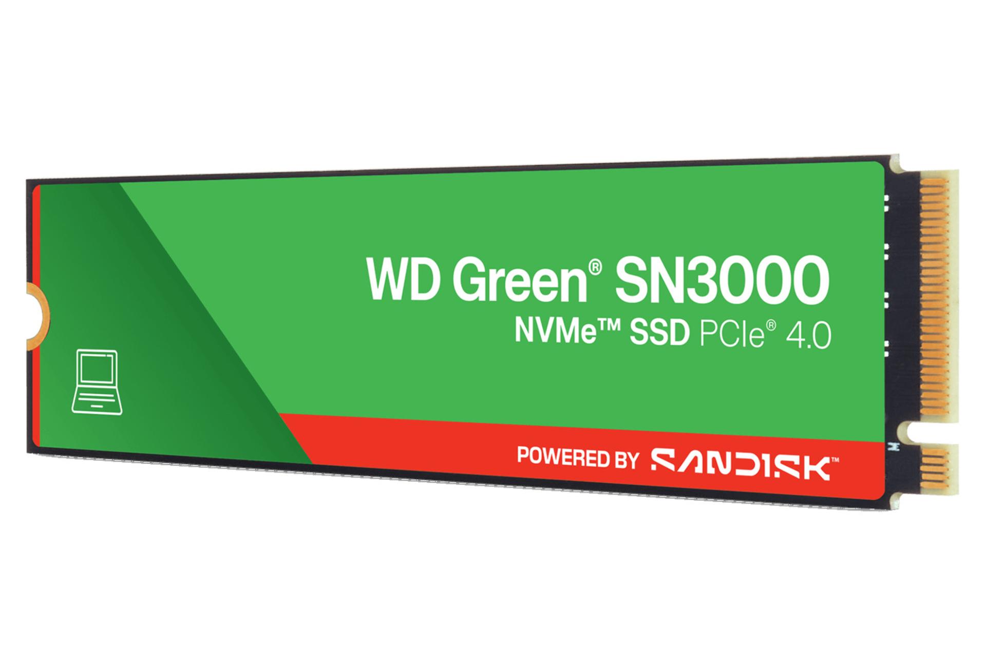 سمت راست اس اس دی اس وسترن دیجیتال Western Digital Black SN3000 NVMe M.2