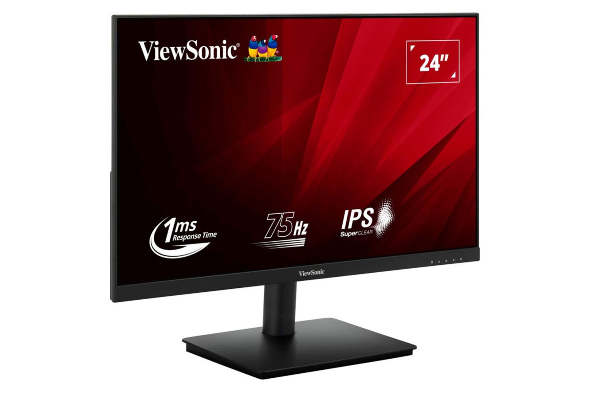 نمای سمت چپ مانیتور ویوسونیک 24 اینچ مدل VA240-H