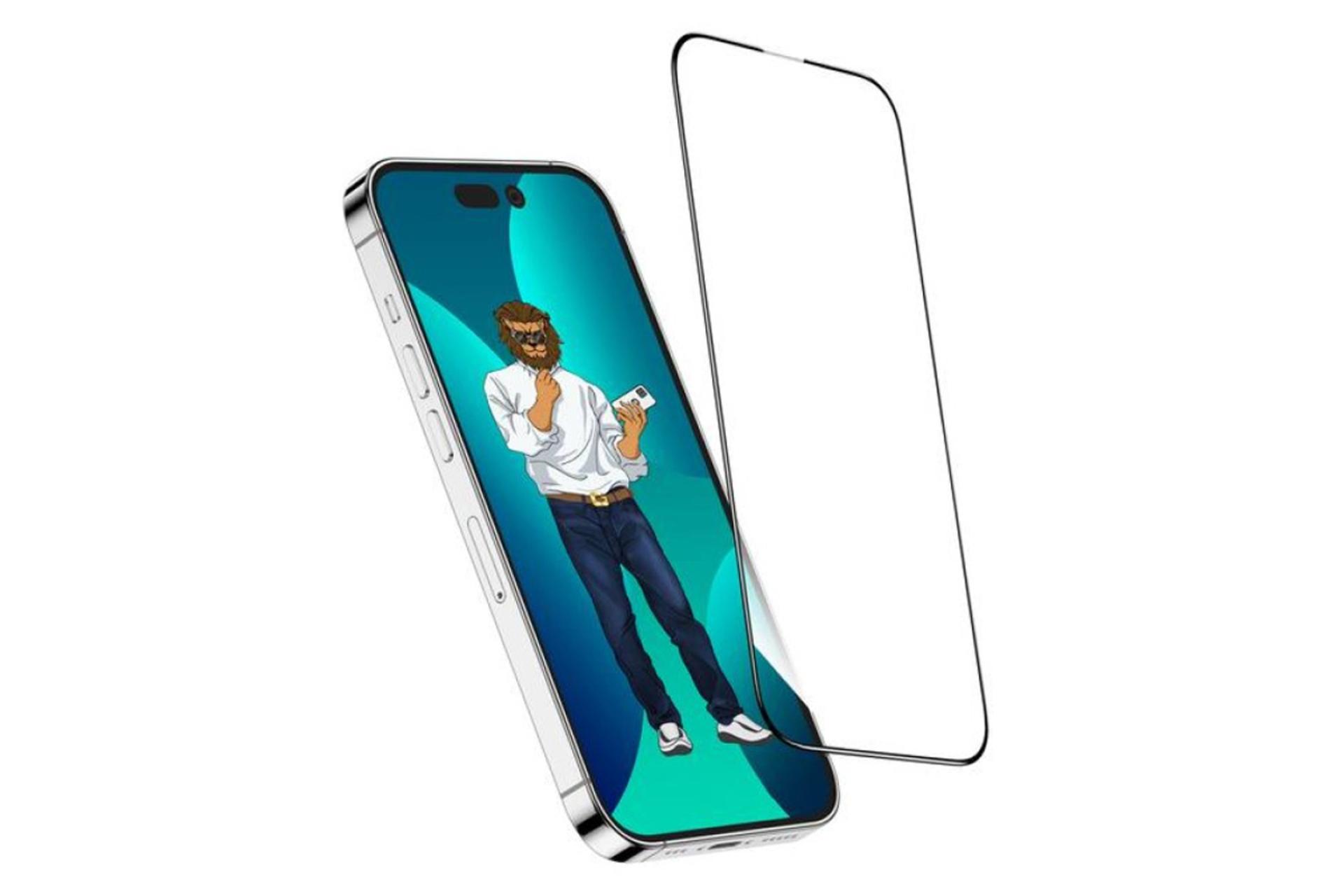 محافظ صفحه نمایش گوشی گرین لیون مدل 9H Steve مناسب اپل iPhone 12