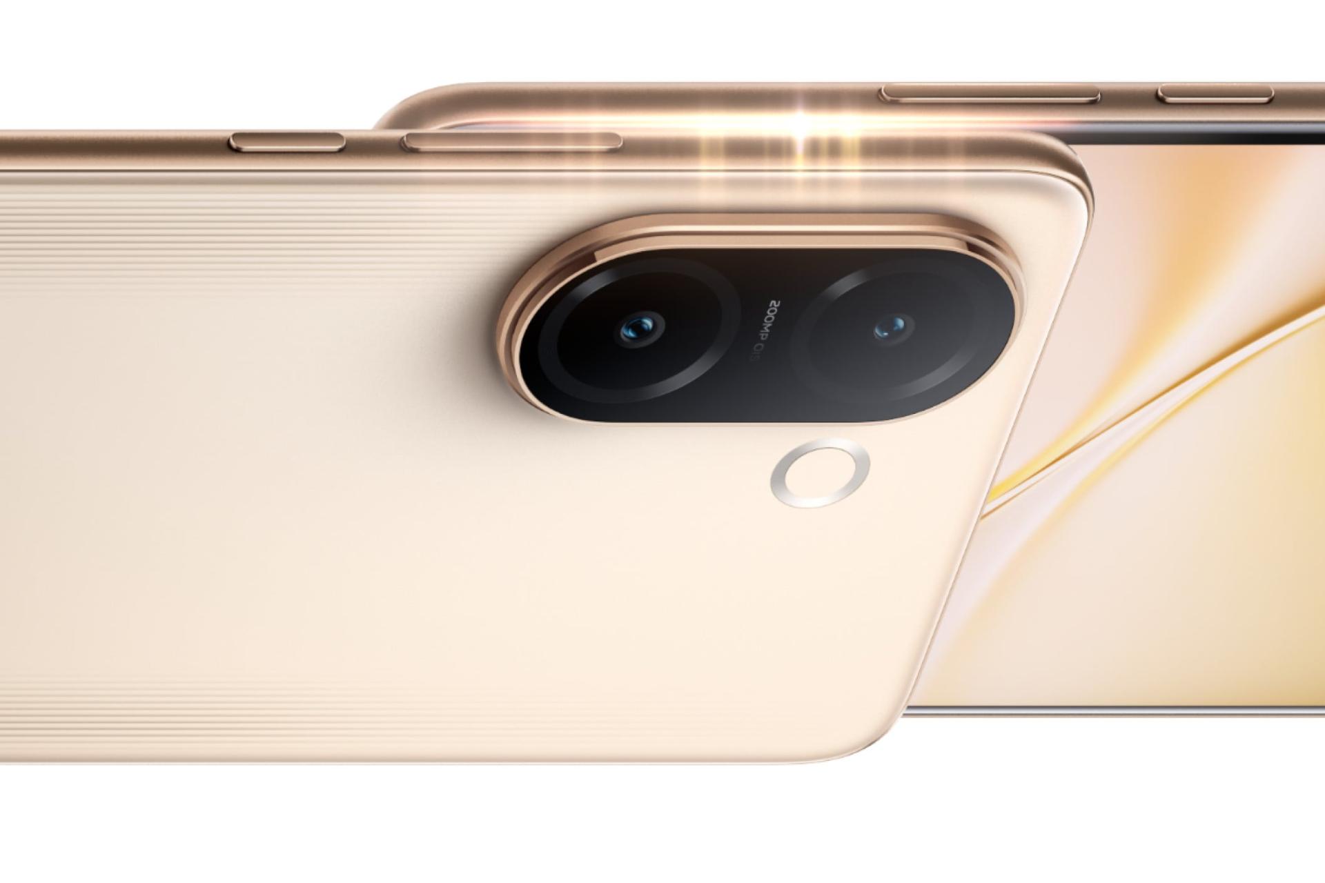 چینش دوربین گوشی موبایل ویوو vivo V60e طلایی