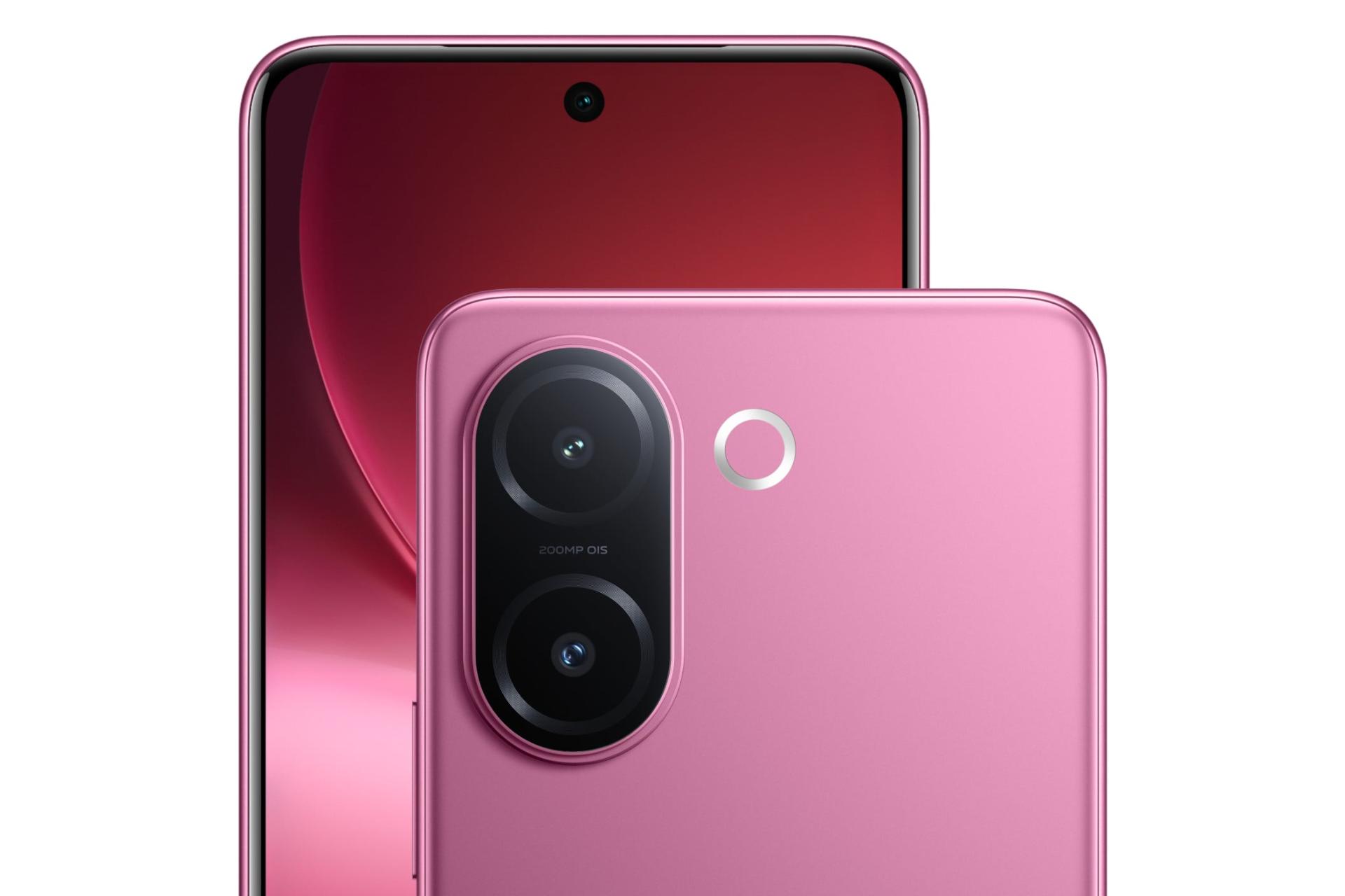 چینش دوربین گوشی موبایل ویوو vivo V60e صورتی