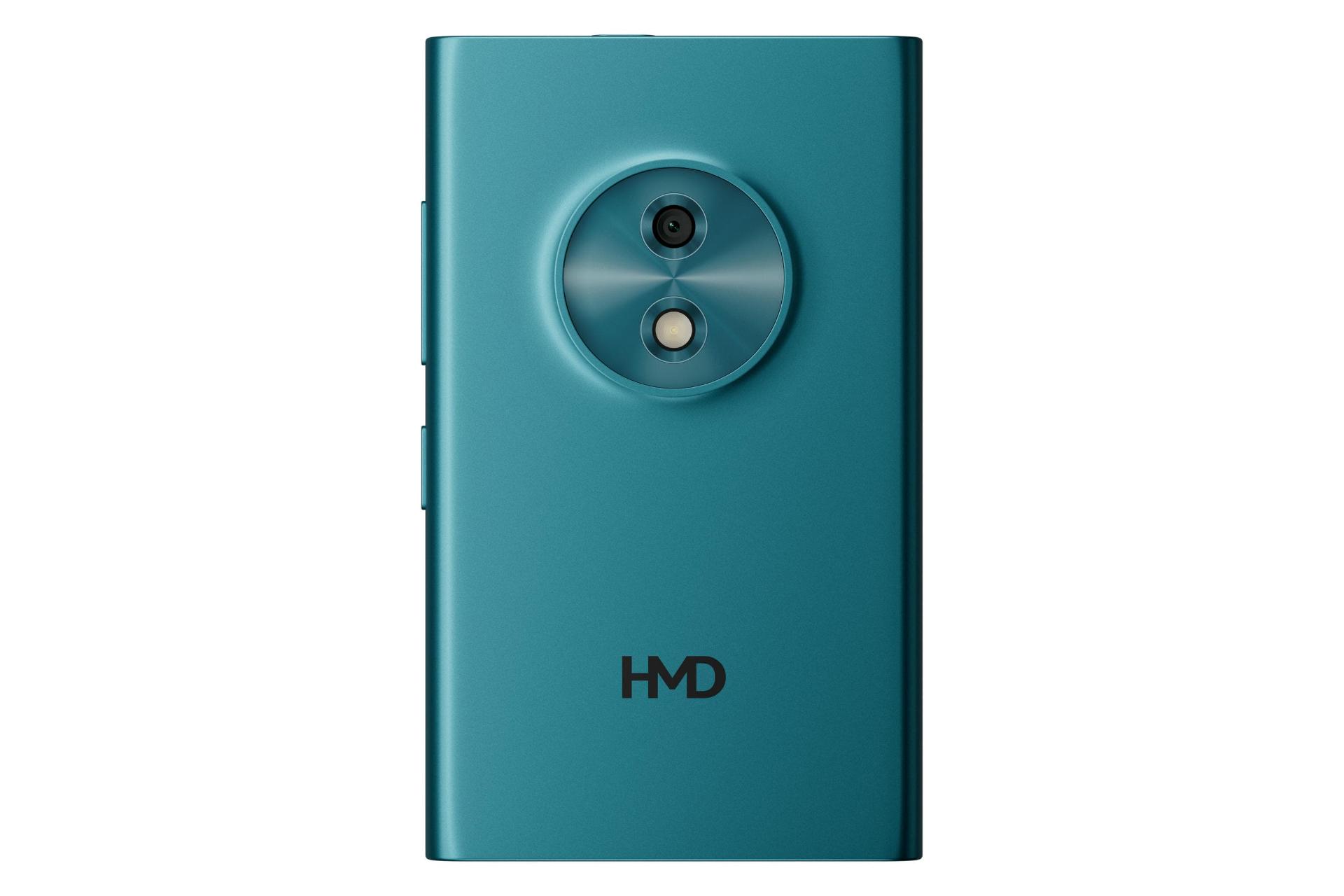 پنل پشت و چینش دوربین گوشی موبایل اچ ام دی HMD Touch 4G فیروزه ای