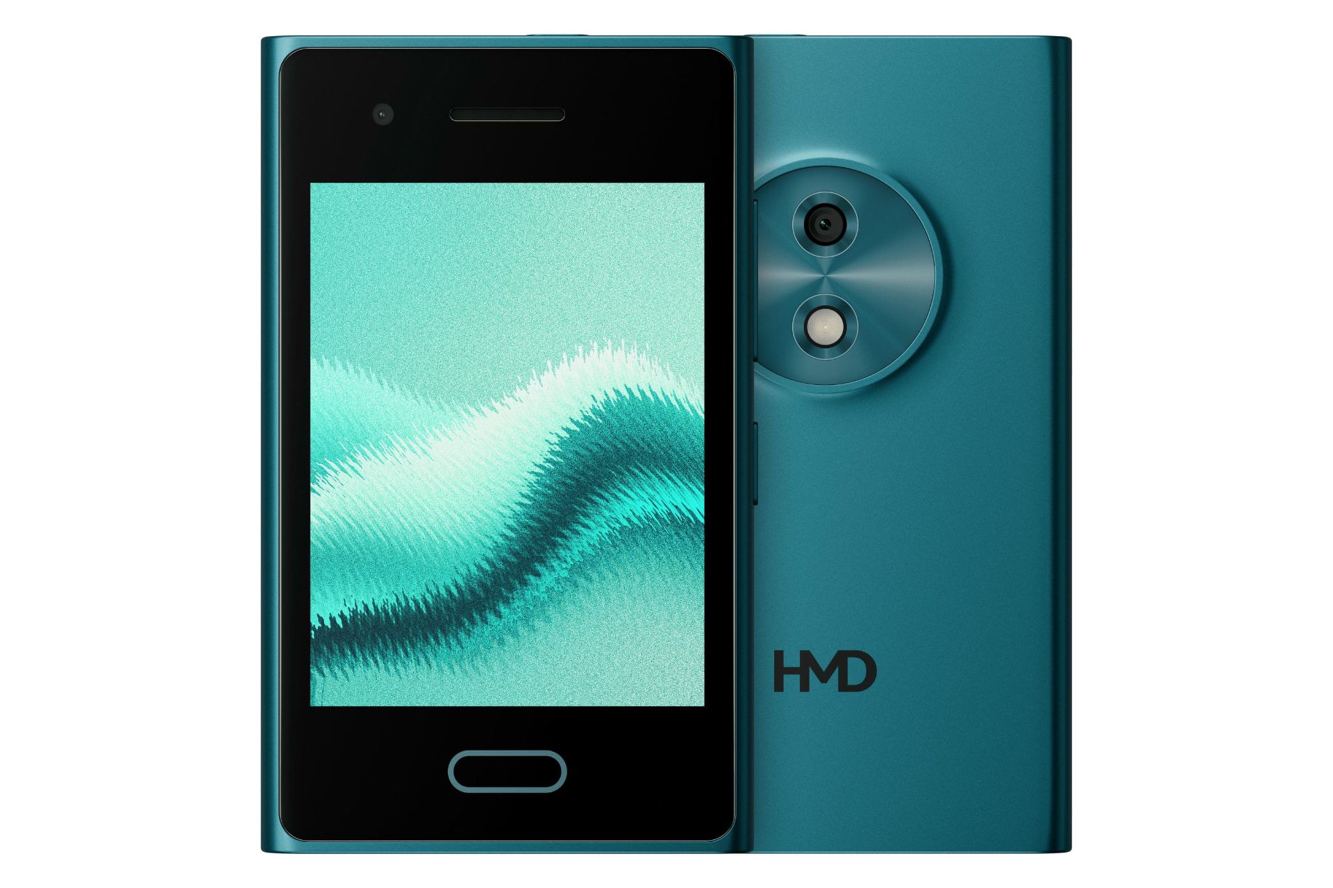 پنل جلو و پشت گوشی موبایل اچ ام دی HMD Touch 4G فیروزه ای