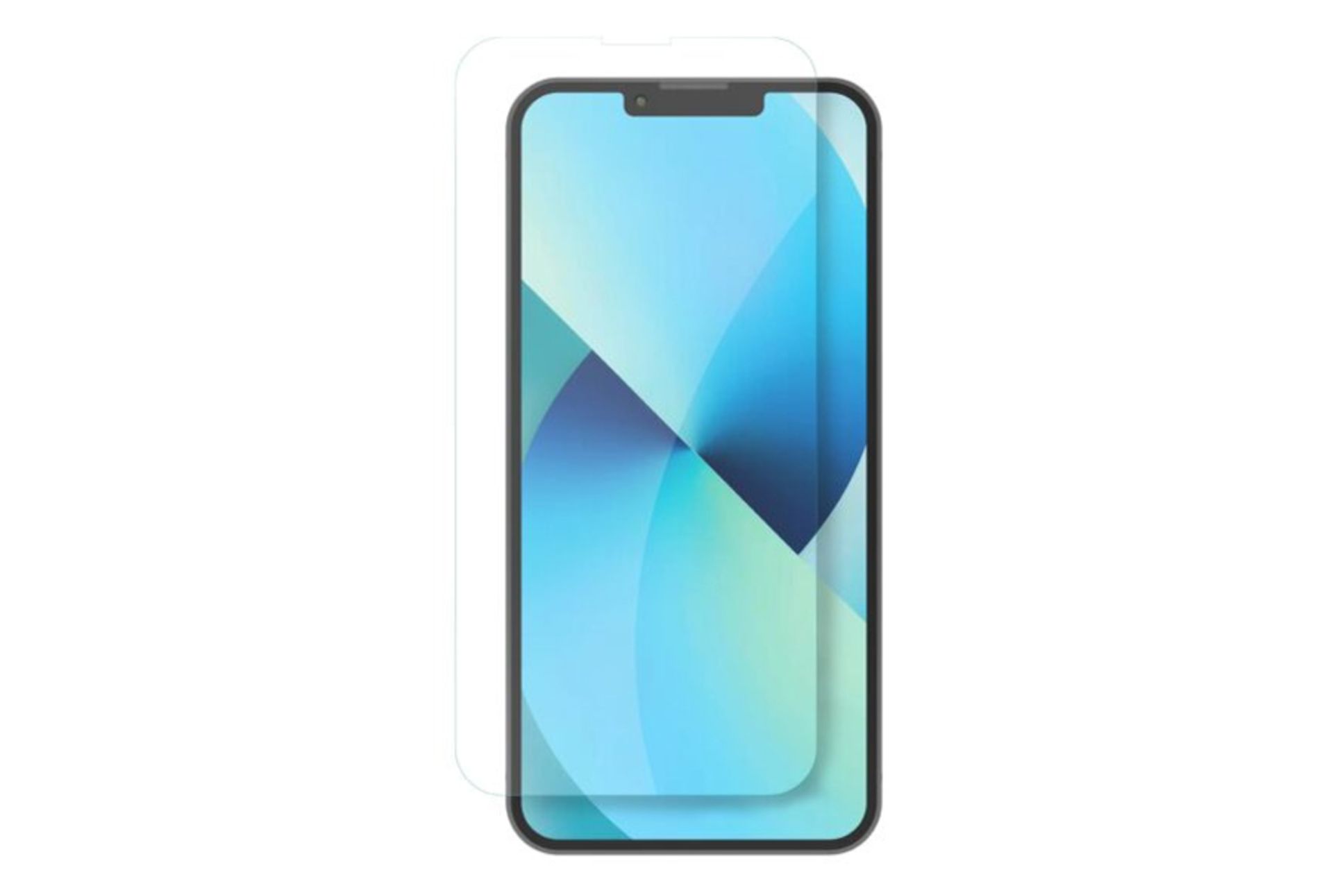 نمای روبرو محافظ صفحه نمایش گوشی جی سی پال مدل iClara مناسب اپل iPhone 13 / 13 Pro